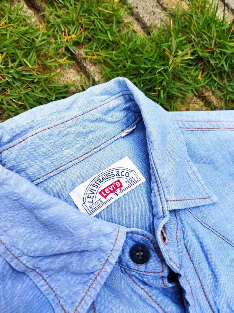 Levi's Vintage Clothing Levi's Orange Tag Snap Button Chambray Shirt Size S / US 4 / IT 40 - 7 Thumbnail