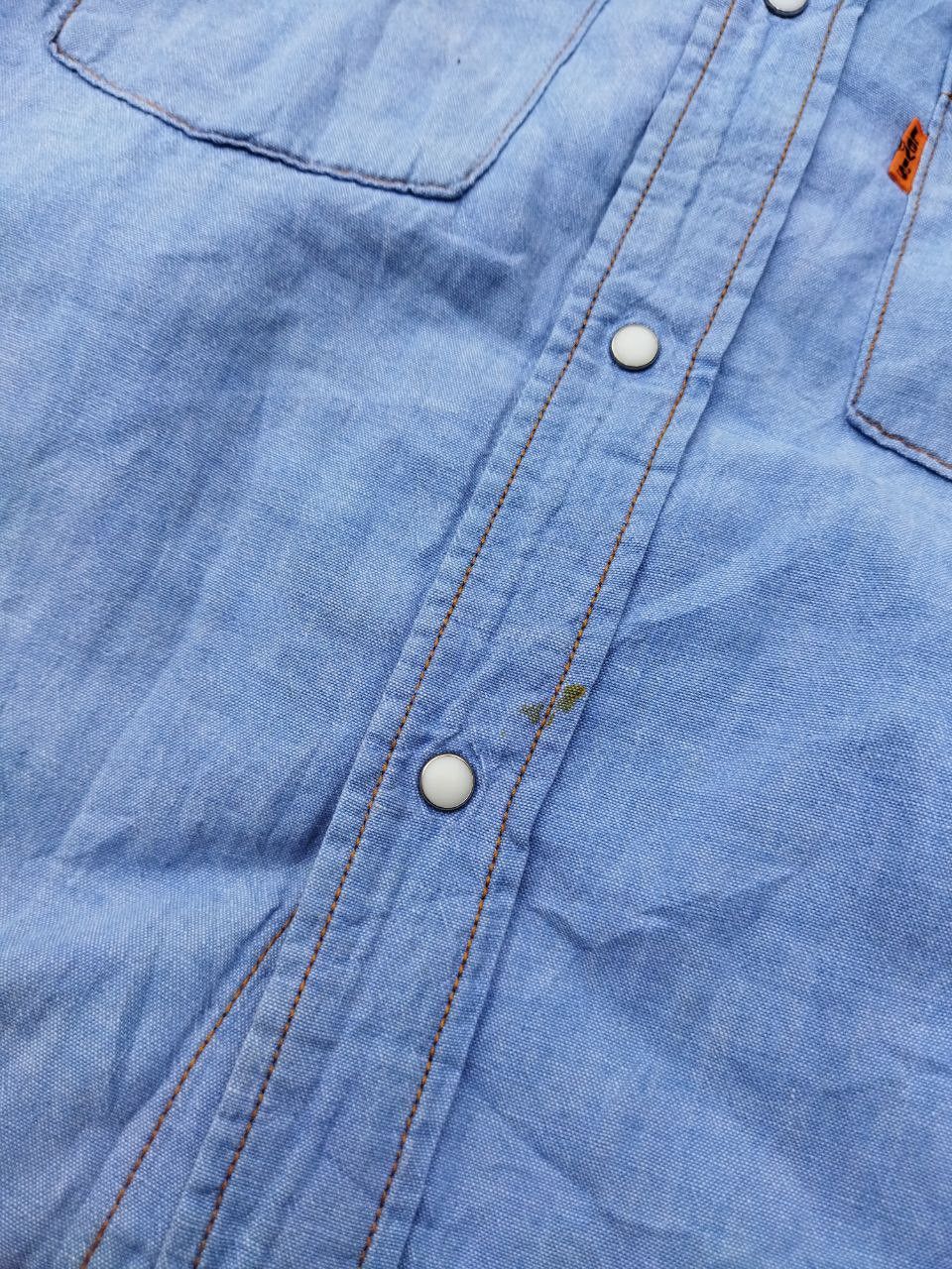 Levi's Vintage Clothing Levi's Orange Tag Snap Button Chambray Shirt Size S / US 4 / IT 40 - 3 Thumbnail