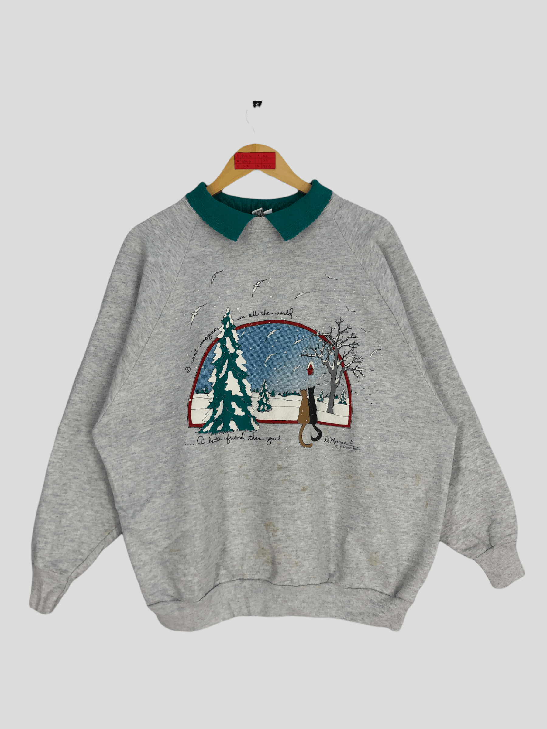 Vintage Ghoper Sport Snow Design Sweatshirt Crewneck