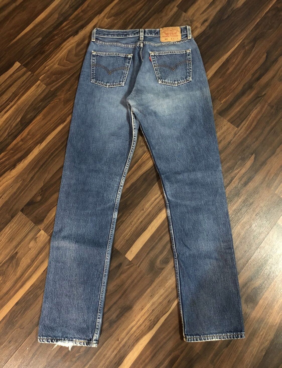 Japanese Brand Vtg LEVIS 501 Button Fly Jeans 29 x 34 Size 29" - 1 Thumbnail