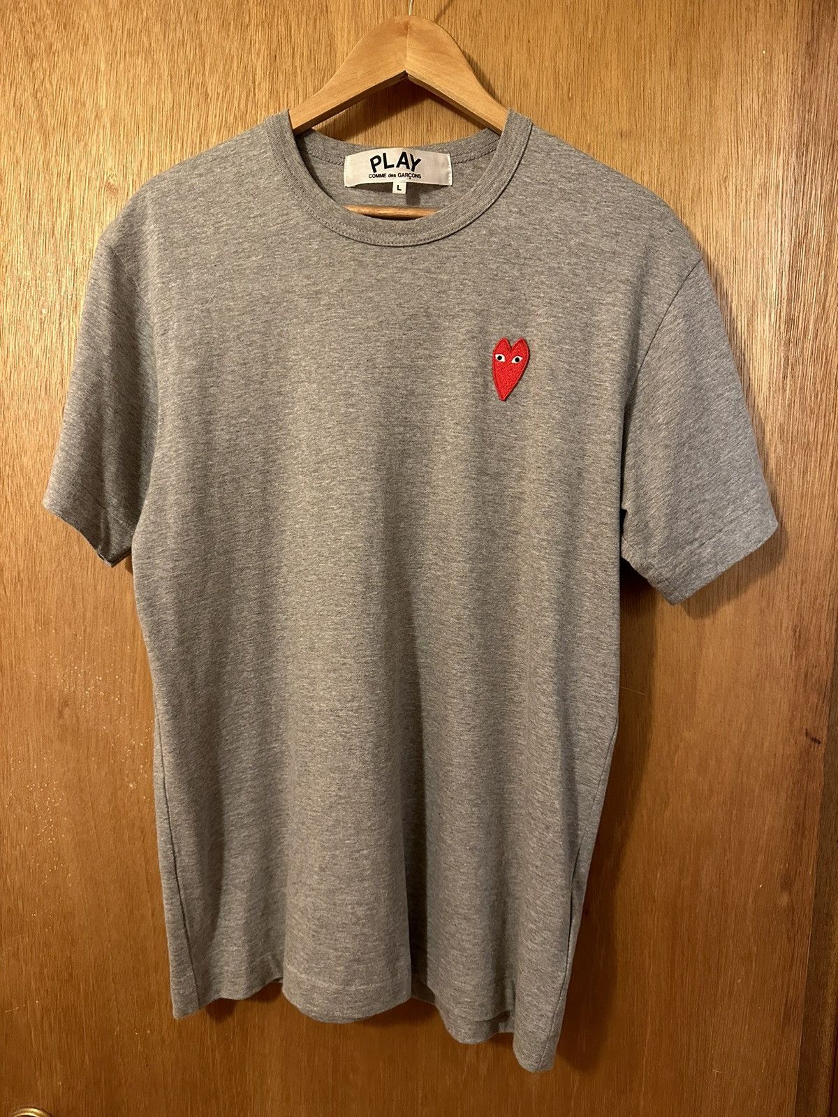 Comme Des Garcons Play CDG play long heart tee | Grailed