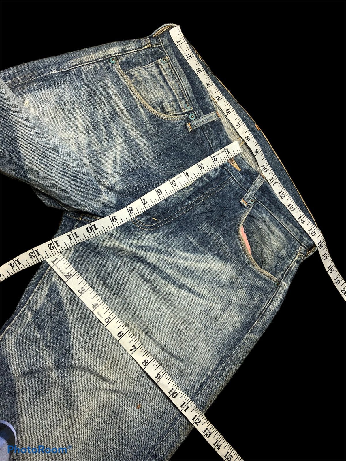 Levi's LOOSE⚡️⚡️LEVIS 553 WASHED BLUE DISTRESSED DENIM Size US 31 - 5 Thumbnail