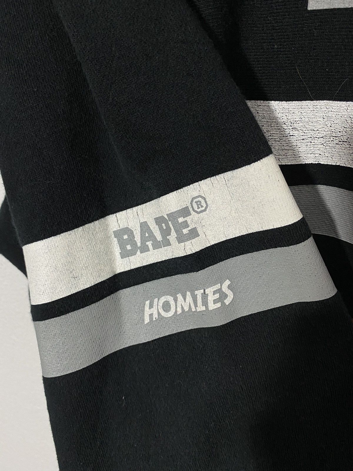 Vintage A bathing ape x bape homies stripes Size US L / EU 52-54 / 3 - 6 Thumbnail