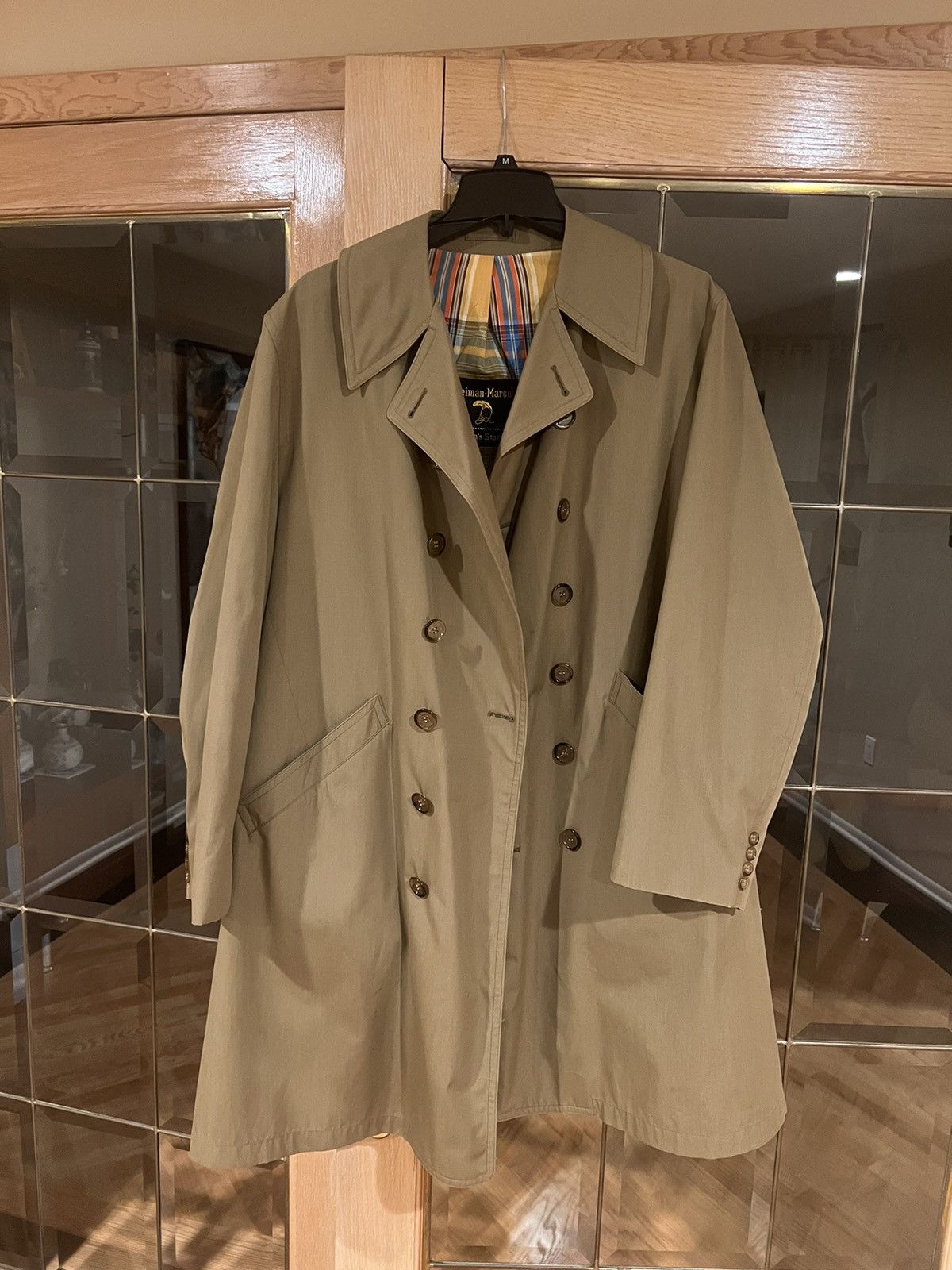 Neiman Marcus Zurich Cloth Trench Coat
