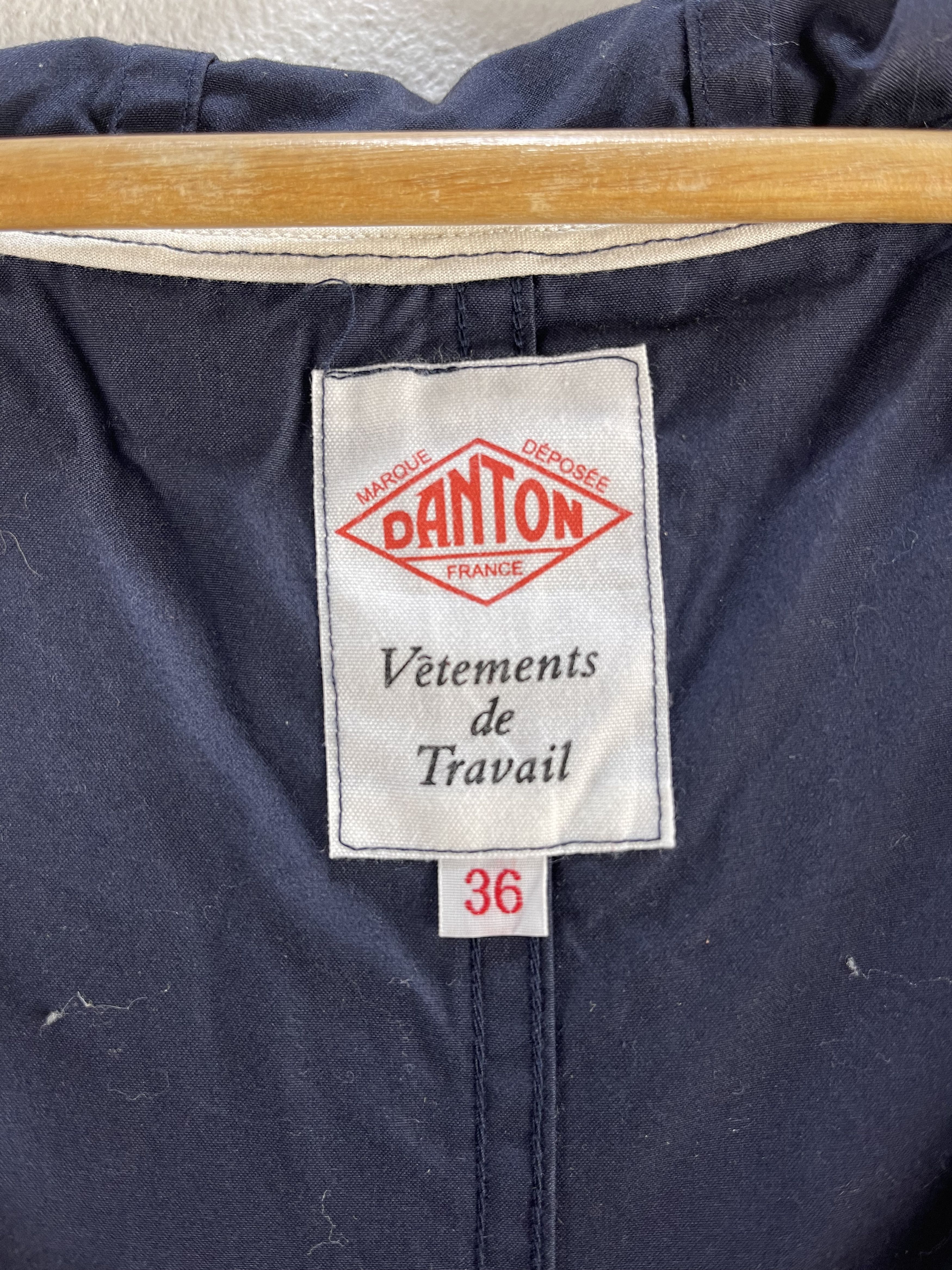 Danton × Vintage Vintage Danton Vetements De Trevail Hoodies Jacket Size US S / EU 44-46 / 1 - 10 Thumbnail