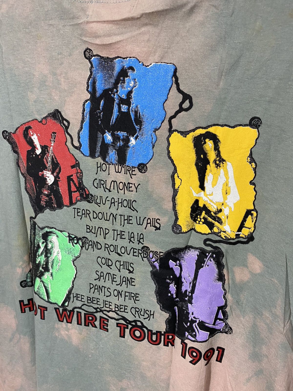 Band Tees kix hot wire tour 1991 Size US L / EU 52-54 / 3 - 6 Thumbnail