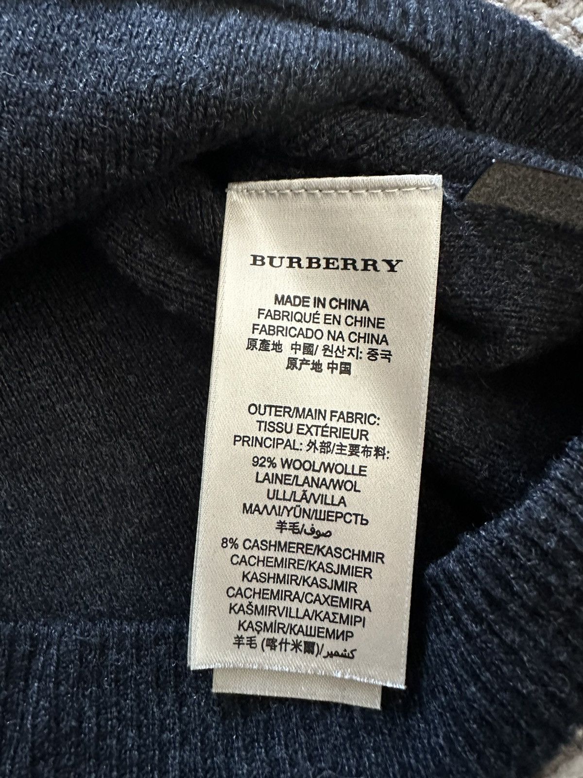 Burberry Burberry Brit Sweater Wool striped Small Size US S / EU 44-46 / 1 - 9 Thumbnail