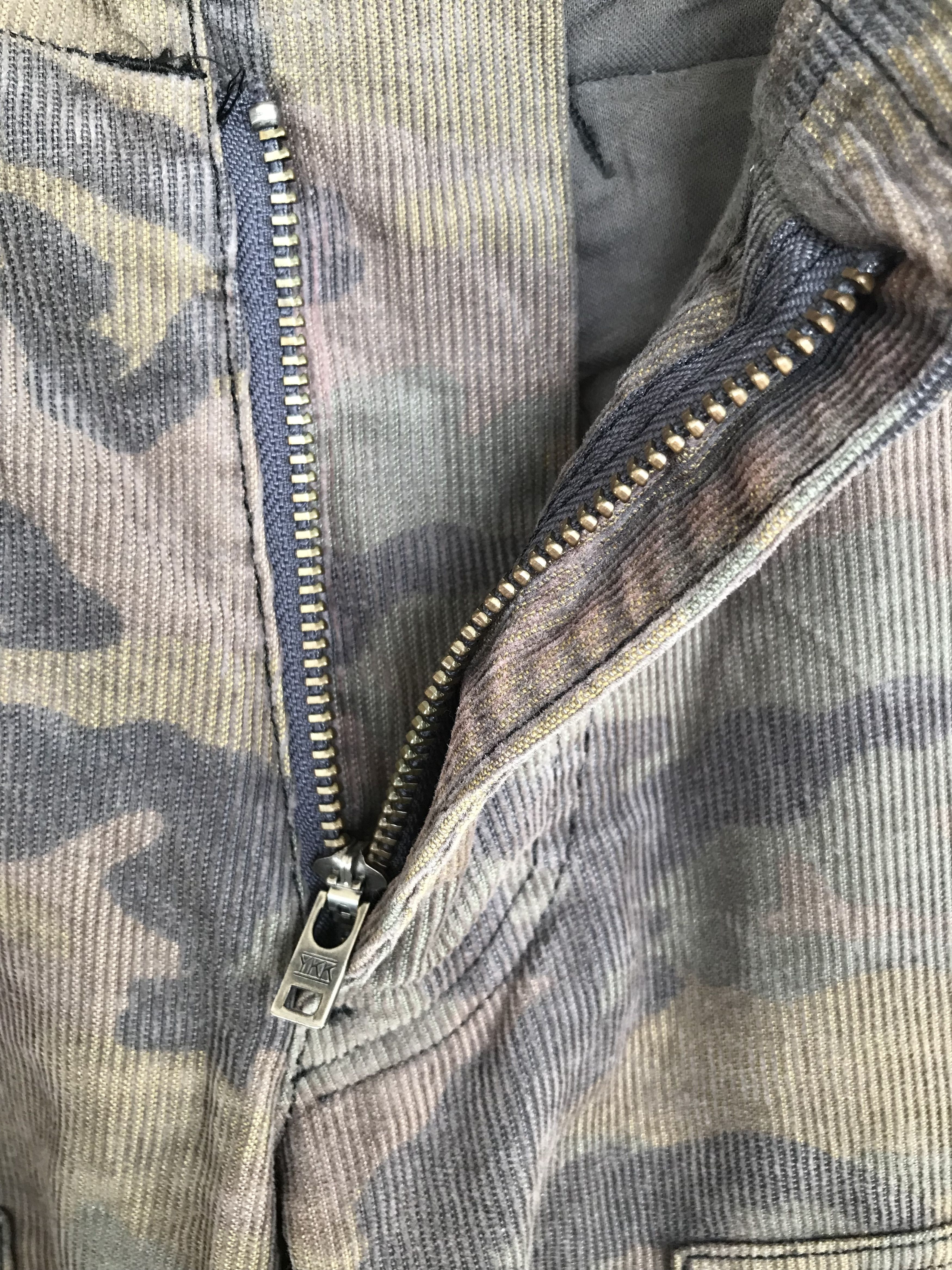 Comme des Garcons × Undercover BEAMS Lights Camouflaged Velvet Cargo Denim Pants Size US 32 / EU 48 - 12 Thumbnail