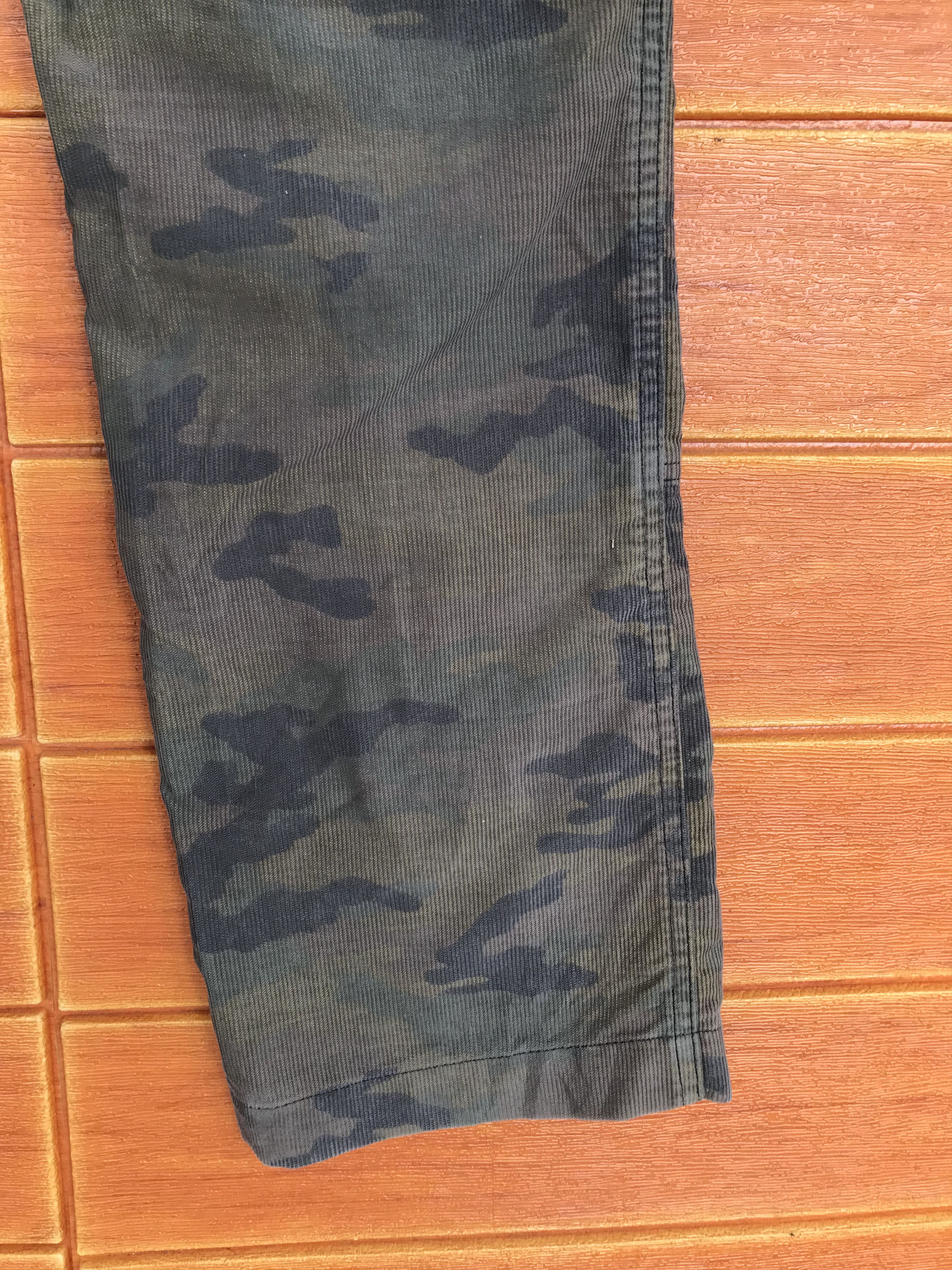 Comme des Garcons × Undercover BEAMS Lights Camouflaged Velvet Cargo Denim Pants Size US 32 / EU 48 - 11 Thumbnail
