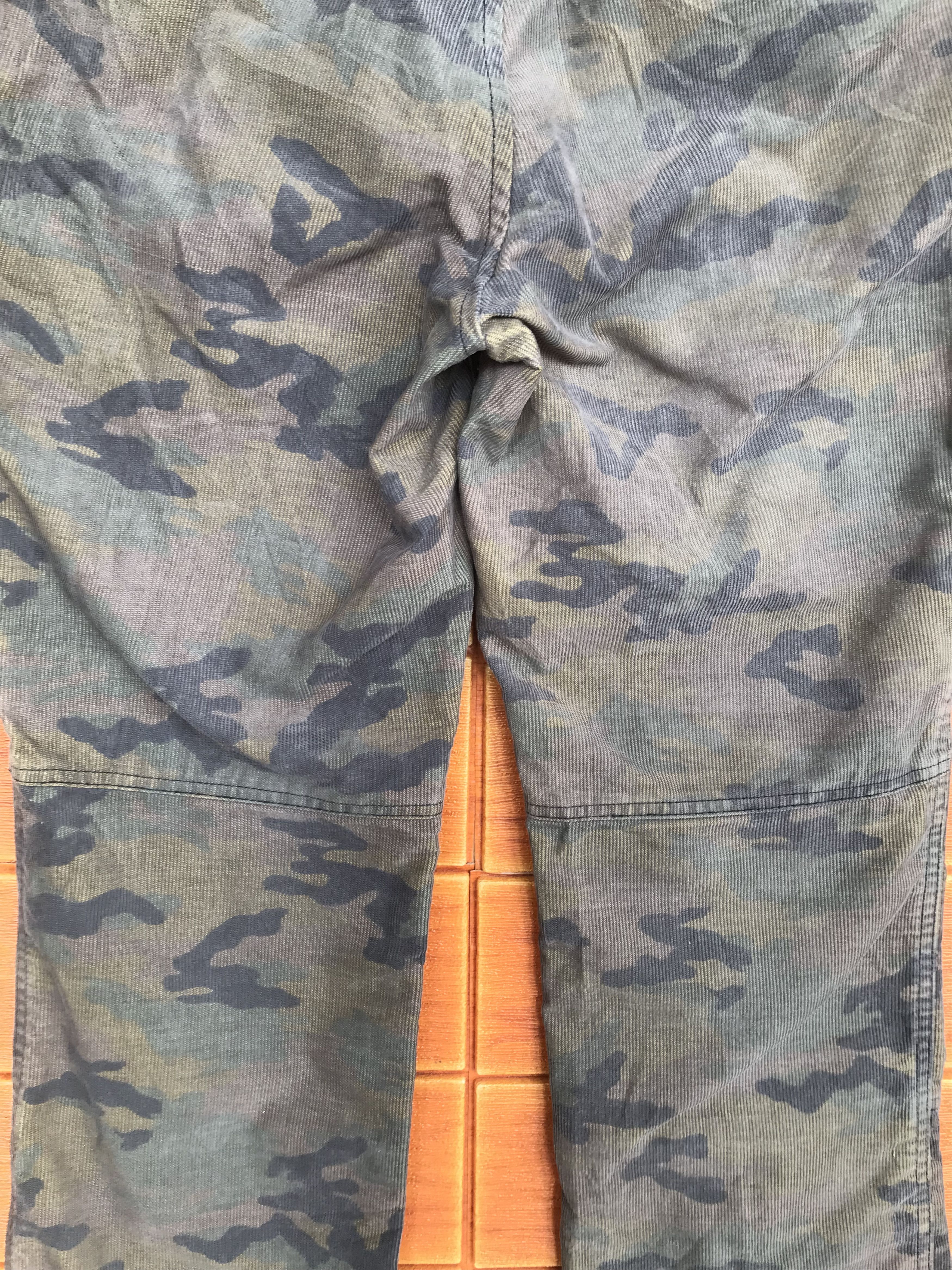 Comme des Garcons × Undercover BEAMS Lights Camouflaged Velvet Cargo Denim Pants Size US 32 / EU 48 - 9 Thumbnail