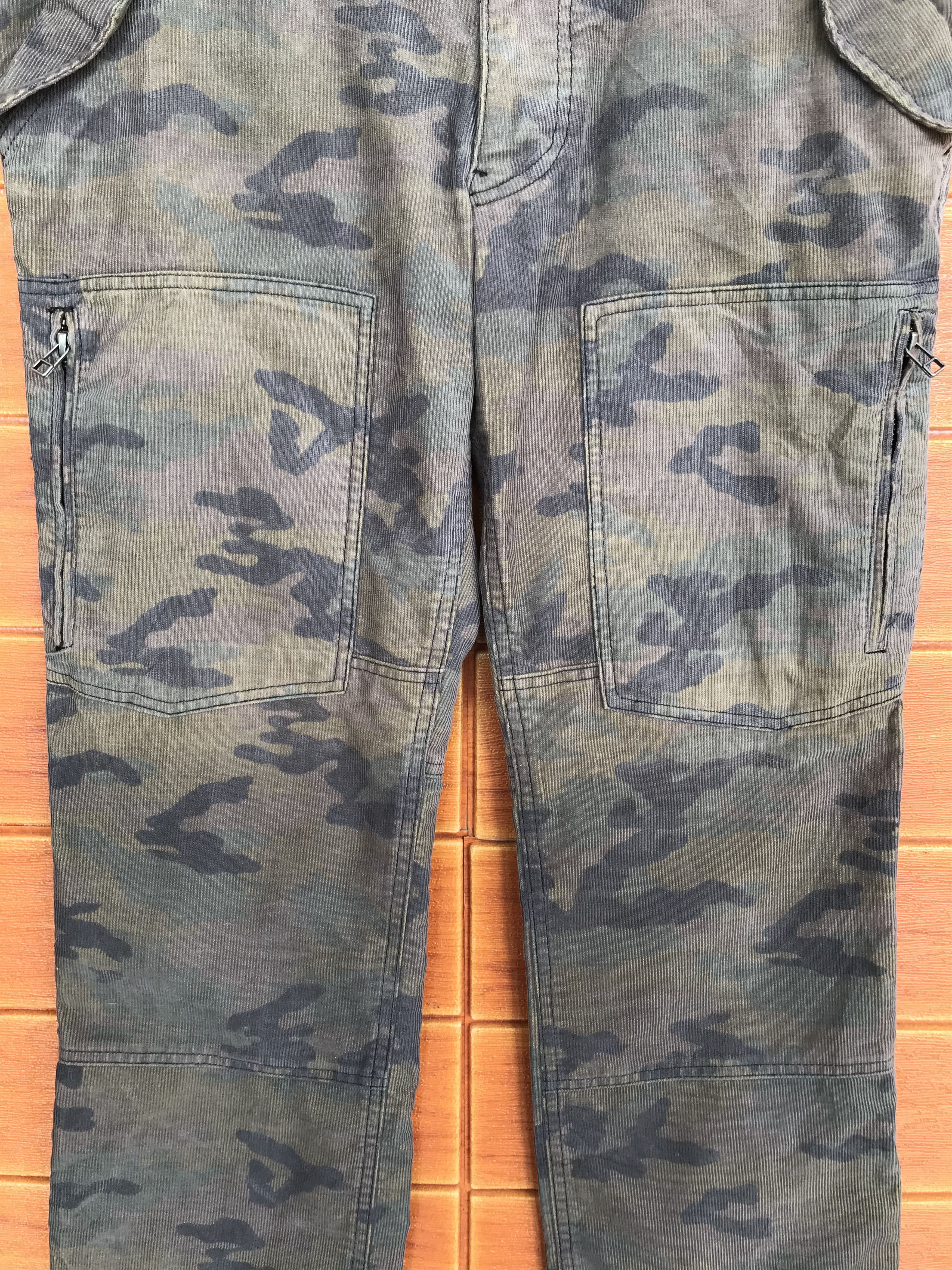Comme des Garcons × Undercover BEAMS Lights Camouflaged Velvet Cargo Denim Pants Size US 32 / EU 48 - 4 Thumbnail