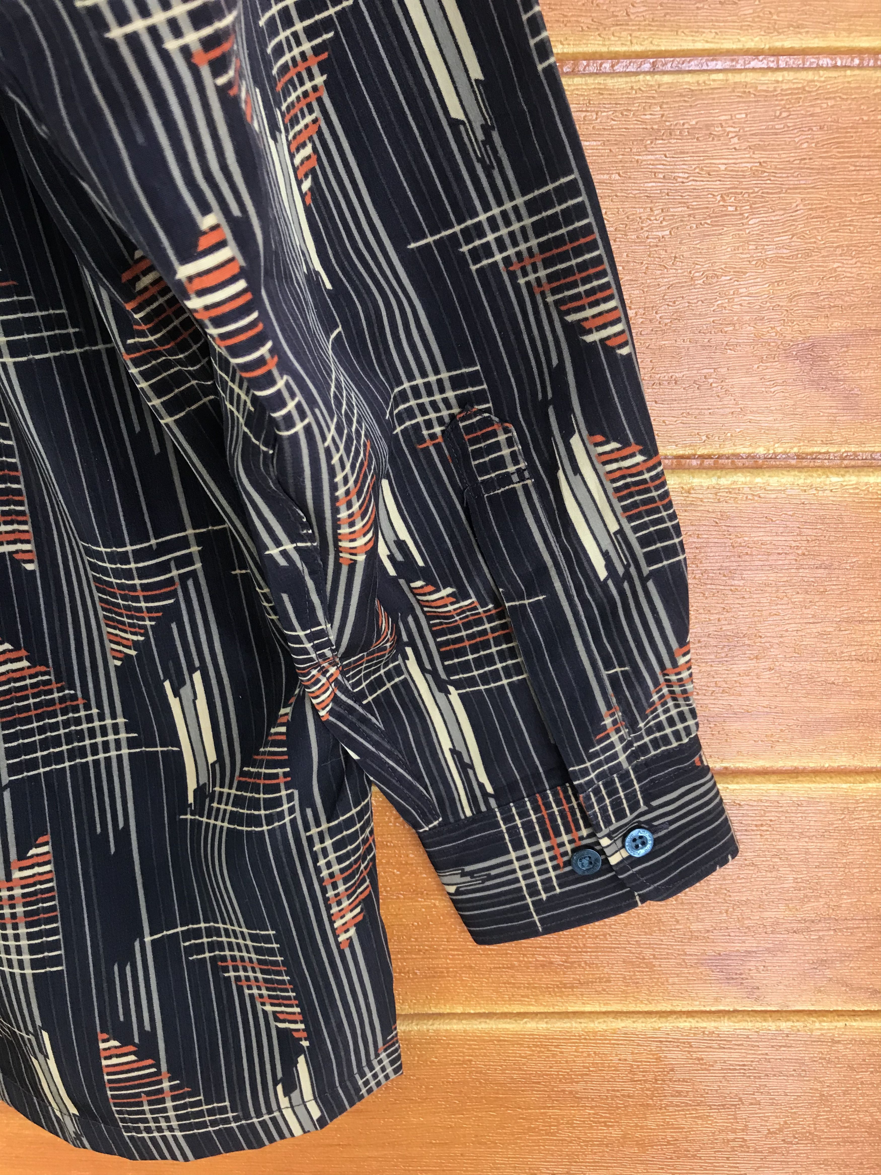 Vintage Vintage Japanese Adam & Eve Check Geometry Abstract Shirt Size US M / EU 48-50 / 2 - 6 Thumbnail