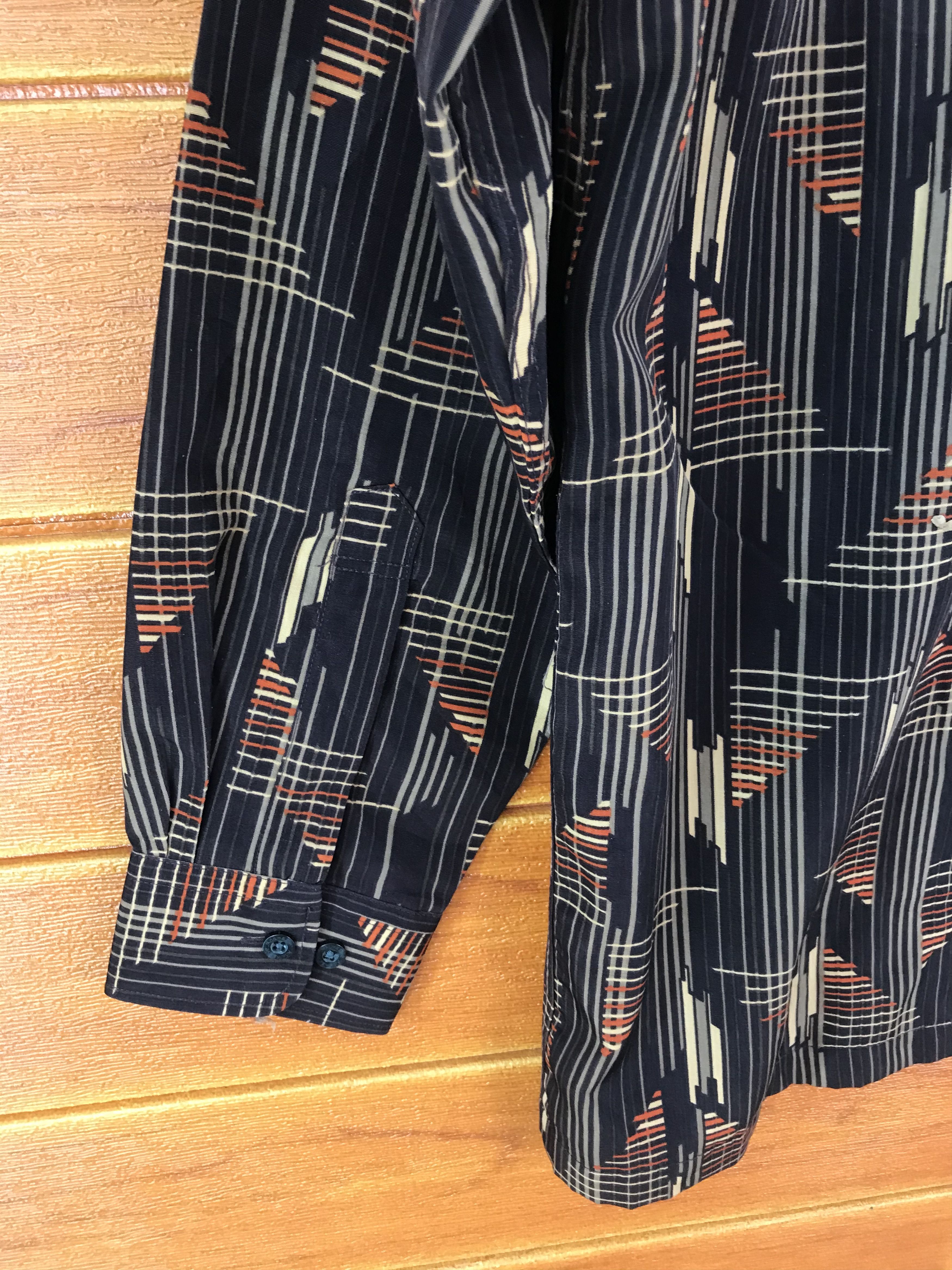 Vintage Vintage Japanese Adam & Eve Check Geometry Abstract Shirt Size US M / EU 48-50 / 2 - 5 Thumbnail