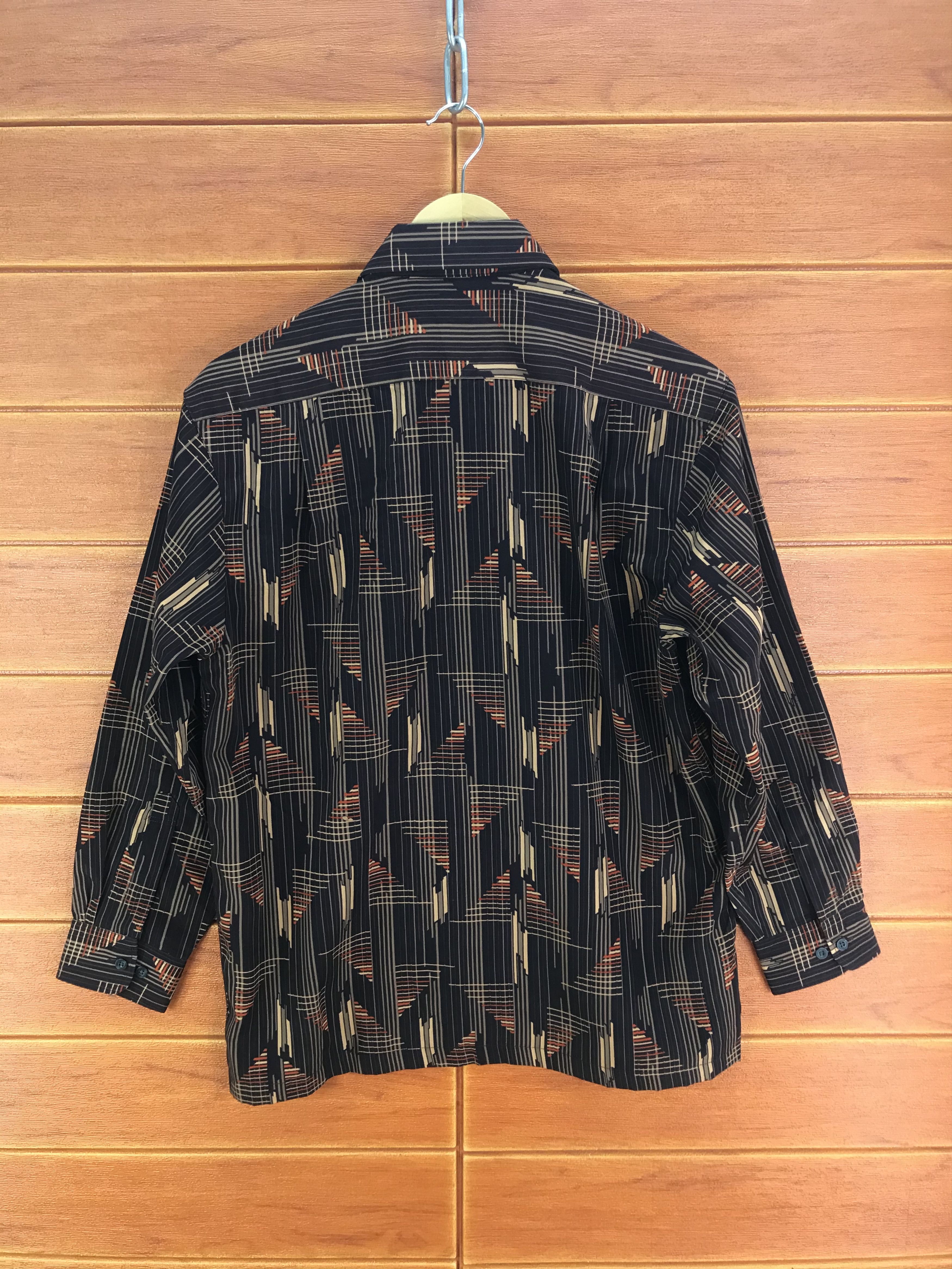 Vintage Vintage Japanese Adam & Eve Check Geometry Abstract Shirt Size US M / EU 48-50 / 2 - 4 Thumbnail