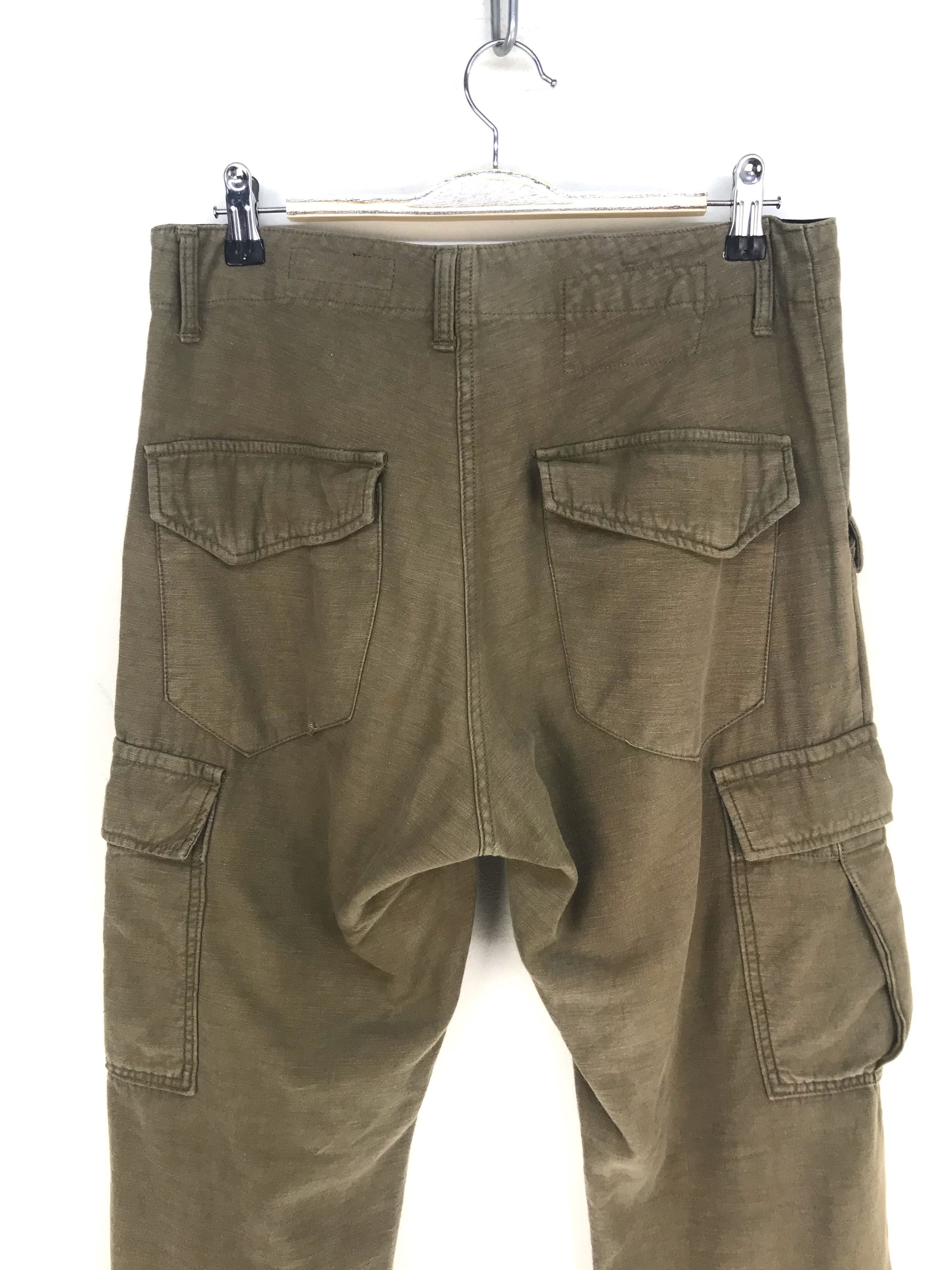 Beauty Beast JOHNBULL Kojima Japan Olive Green Military Cargo Pants Size US 31 - 8 Thumbnail