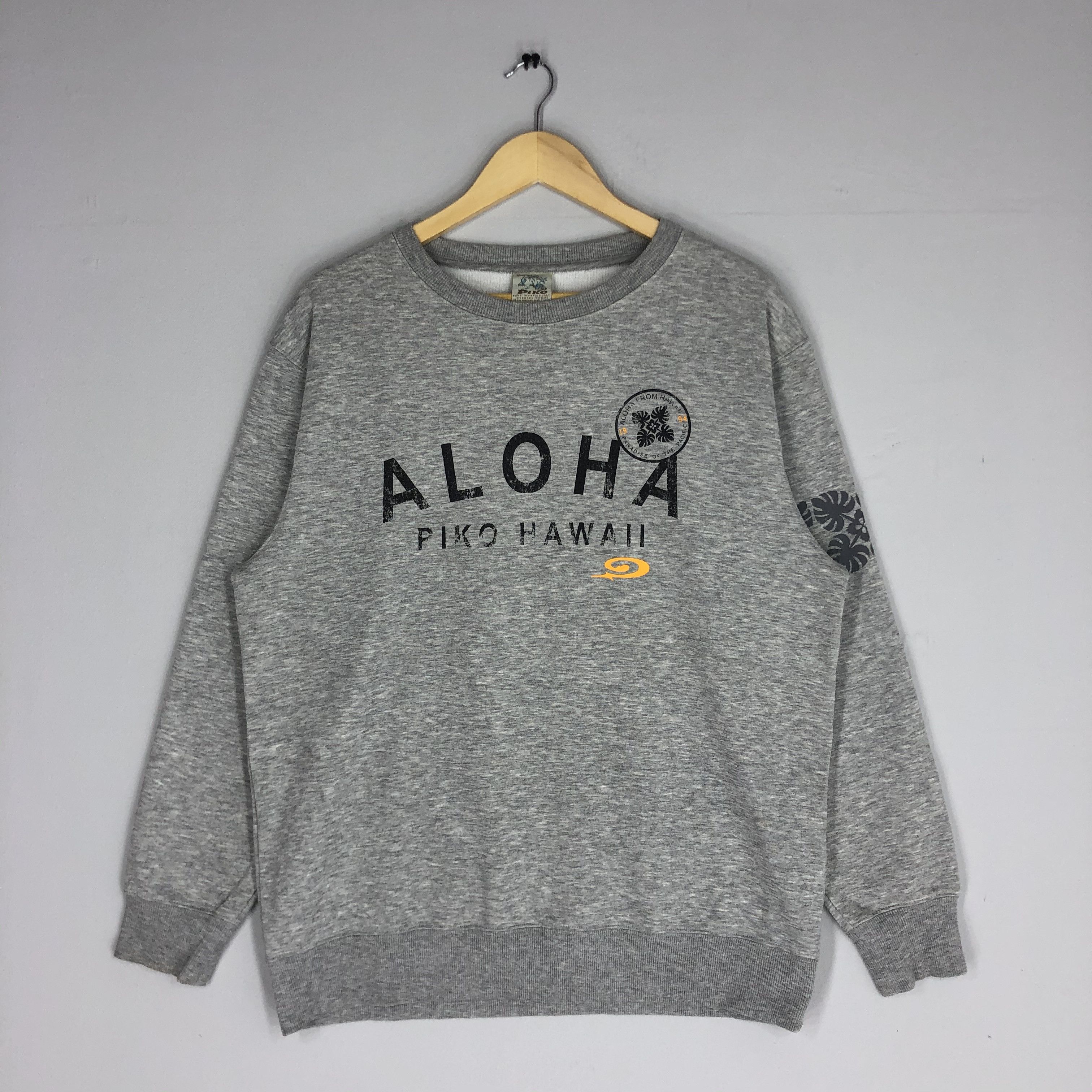 Vintage Aloha by Piko sweatshirt Crewneck Pullover XL Size