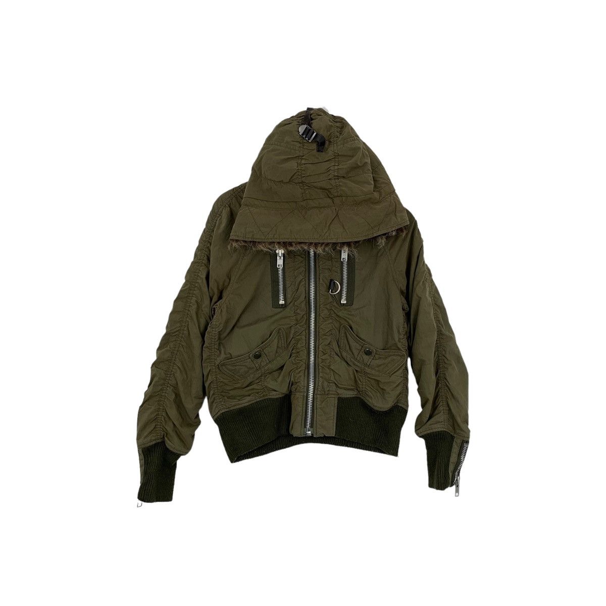 Rare!! RNA INC punk zipper hoodie women jacket