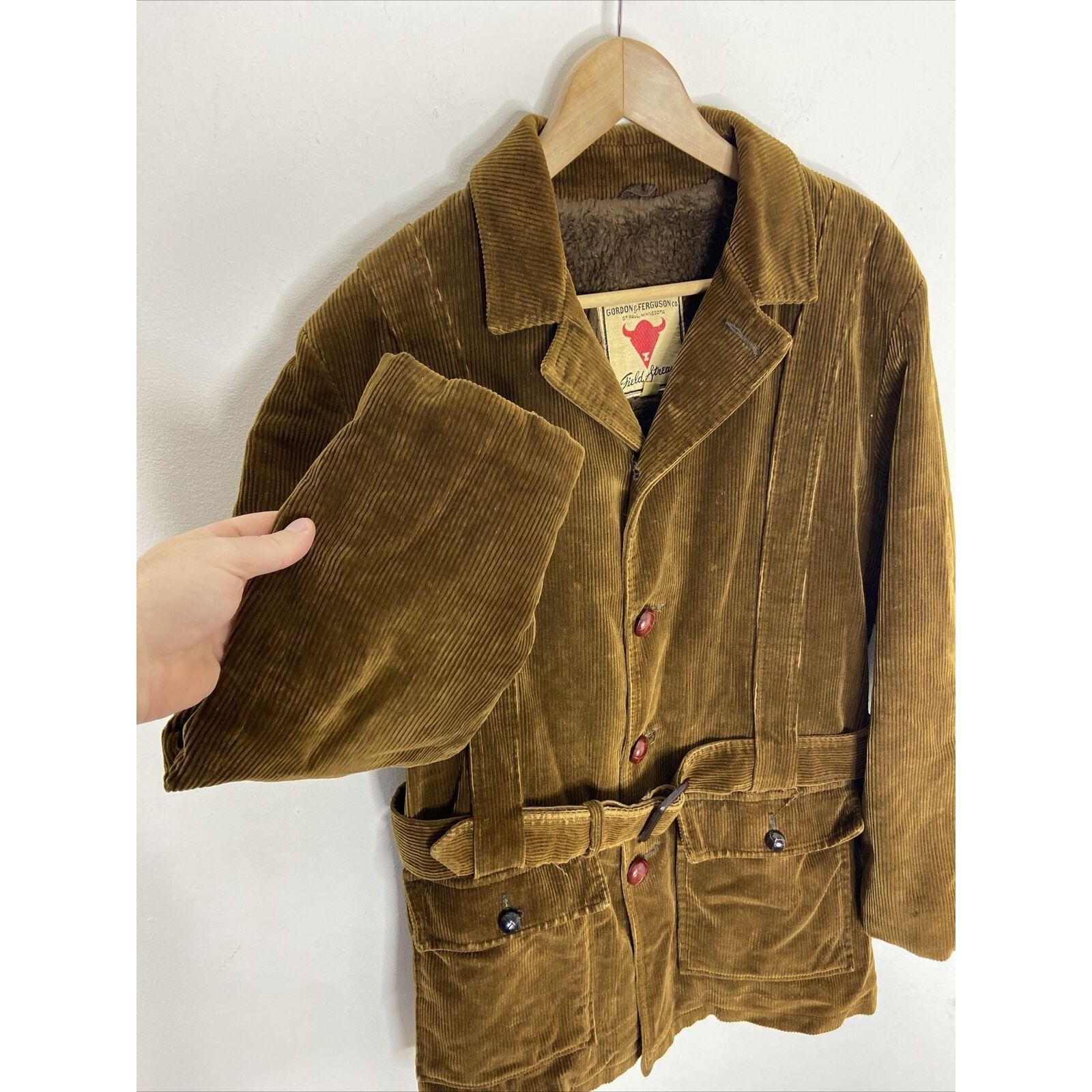 Field And Stream Vintage Field and Stream Men 40 S/M Corduroy Hunting Coat Size US M / EU 48-50 / 2 - 5 Thumbnail