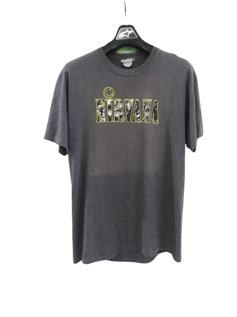 Nirvana 1997 Nirvana Band Tee w/ Custom Crochet Lace Back Size US L / EU 52-54 / 3 - 1 Thumbnail