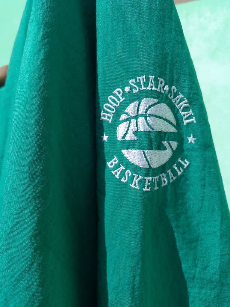 Vintage BOMBER JACKET BASKETBALL HOOP STAR SAKAI (GJ7) Size US XXL / EU 58 / 5 - 12 Thumbnail