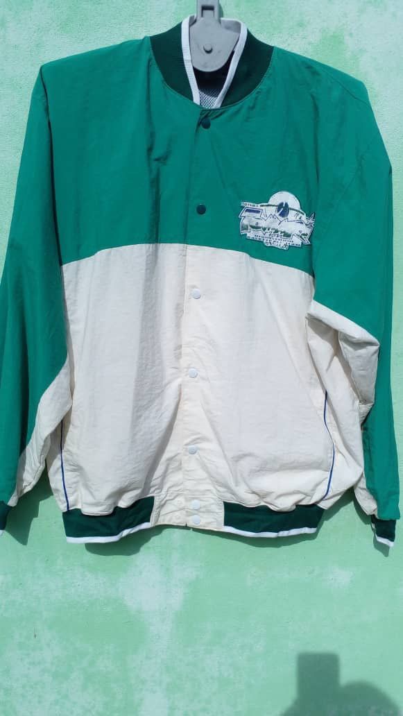 Vintage BOMBER JACKET BASKETBALL HOOP STAR SAKAI (GJ7) Size US XXL / EU 58 / 5 - 9 Thumbnail