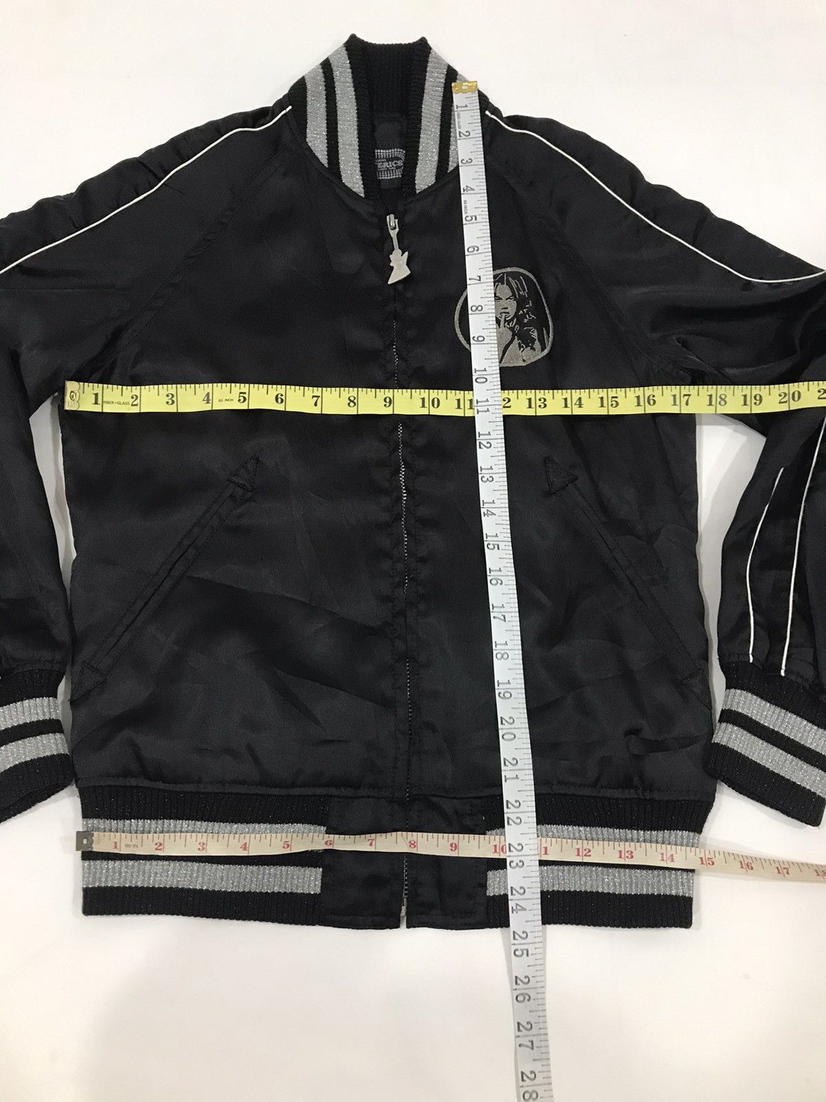 Hysteric Glamour Hysteric Glamour Trip Or Trap Bomber Varsity Jacket Size ONE SIZE - 15 Thumbnail