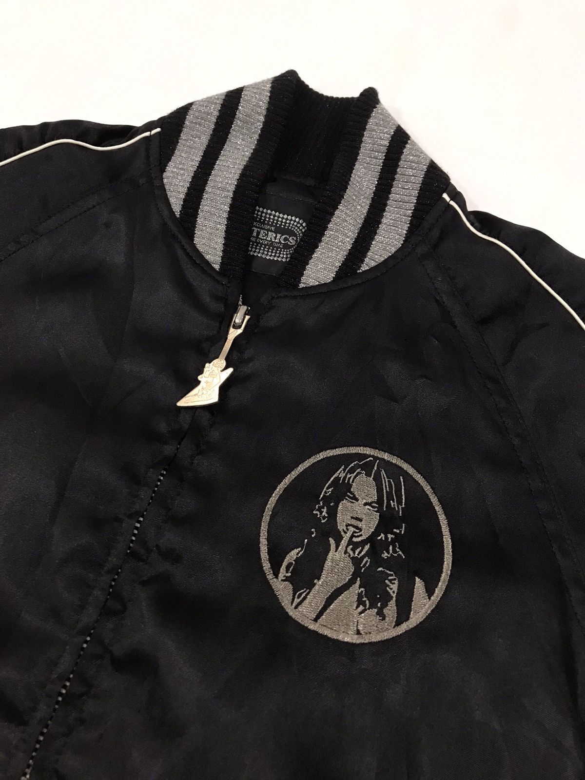 Hysteric Glamour Hysteric Glamour Trip Or Trap Bomber Varsity Jacket Size ONE SIZE - 8 Thumbnail