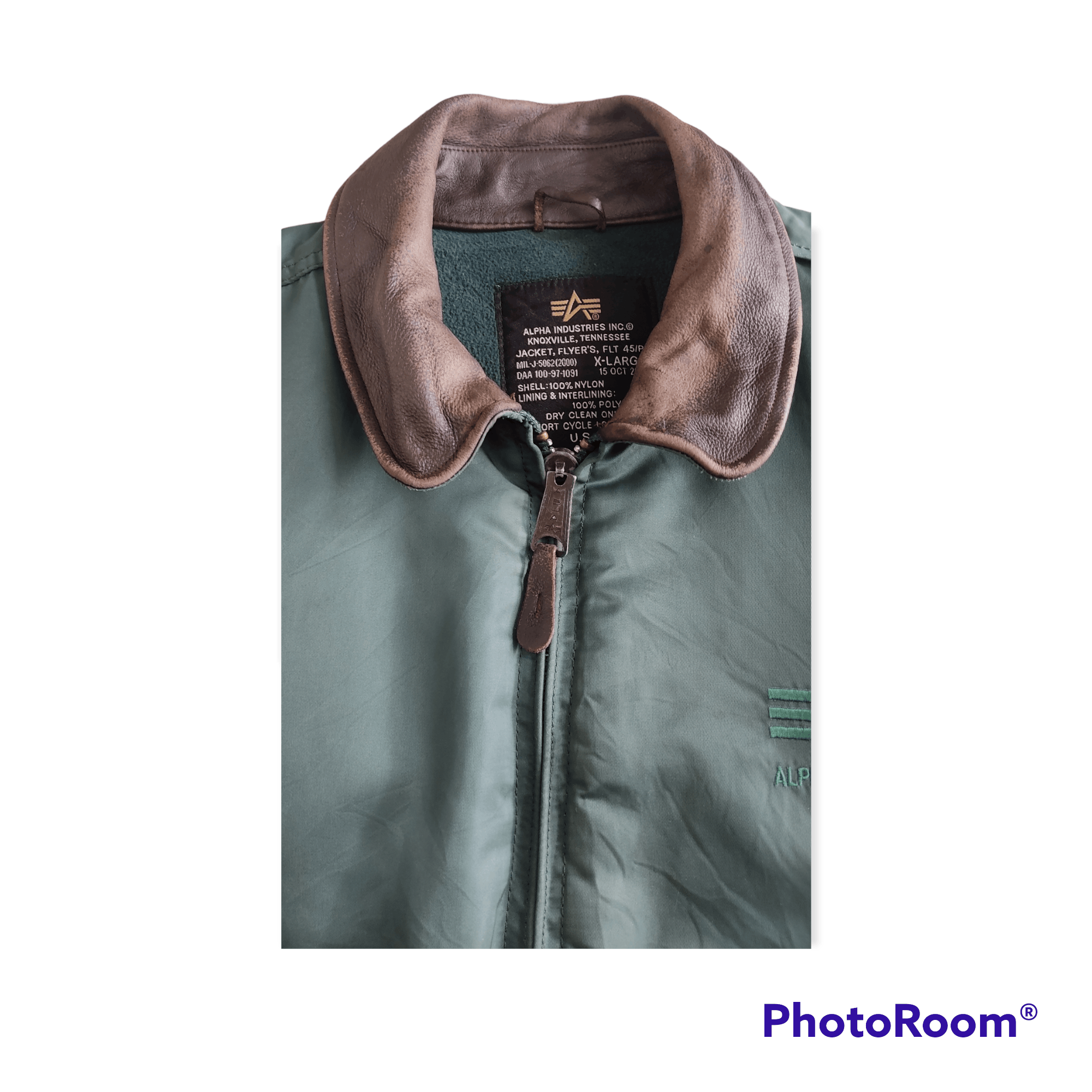 Alpha Industries × Vintage Vintage ALPHA INDUSTRIES CWU 45 Bomber Flight Jacket Size US XL / EU 56 / 4 - 6 Thumbnail