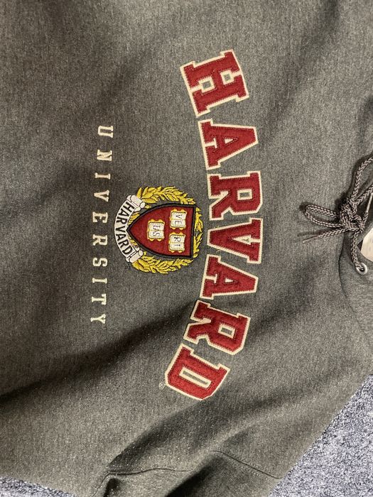 Vintage Harvard Grey Champion Pullover Hoodie Size US M / EU 48-50 / 2 - 2 Preview