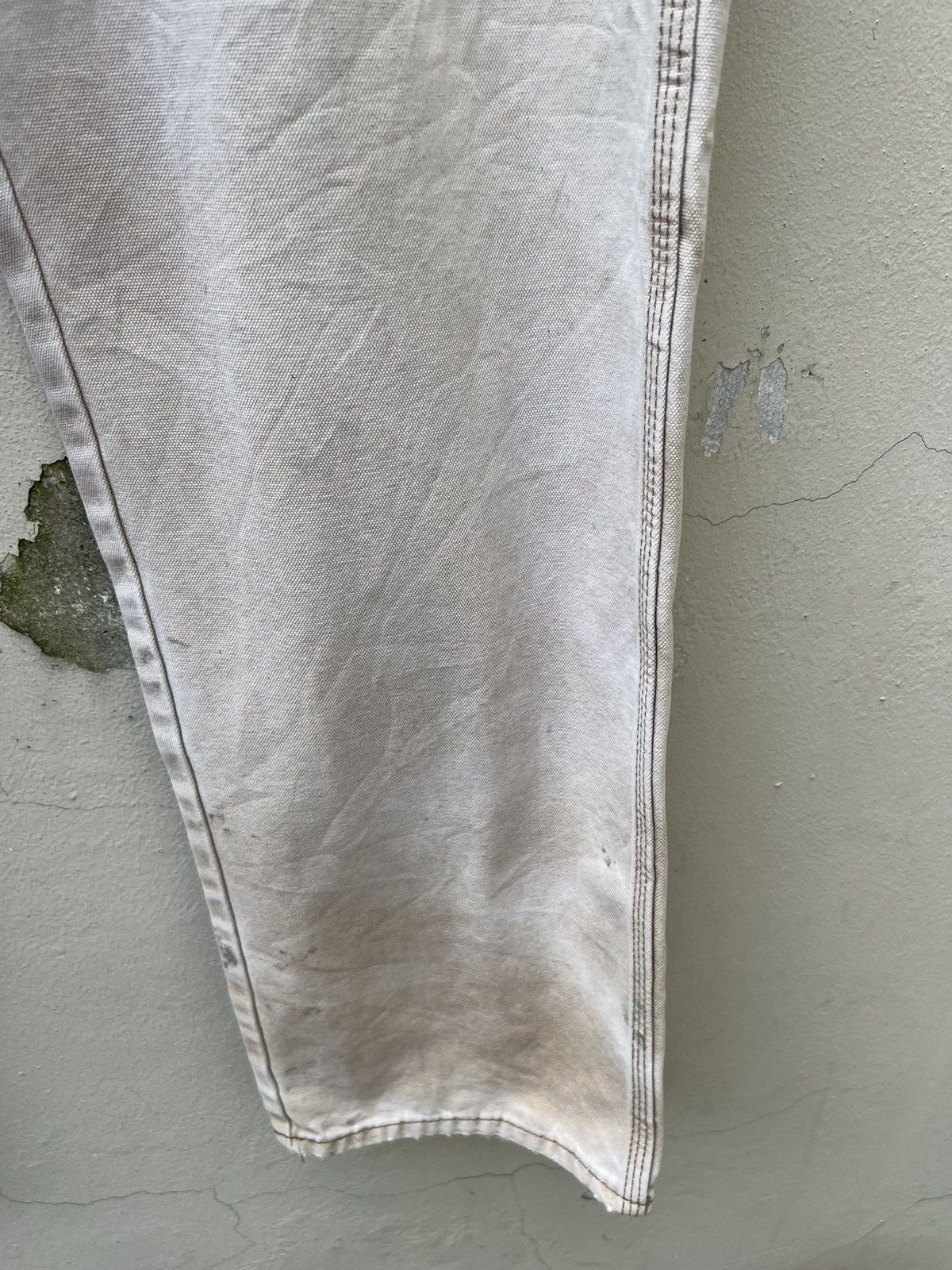 Dickies Vintage 2000s Dickies Sun Fade Denim Trashed Work Jeans Size US 36 / EU 52 - 6 Thumbnail