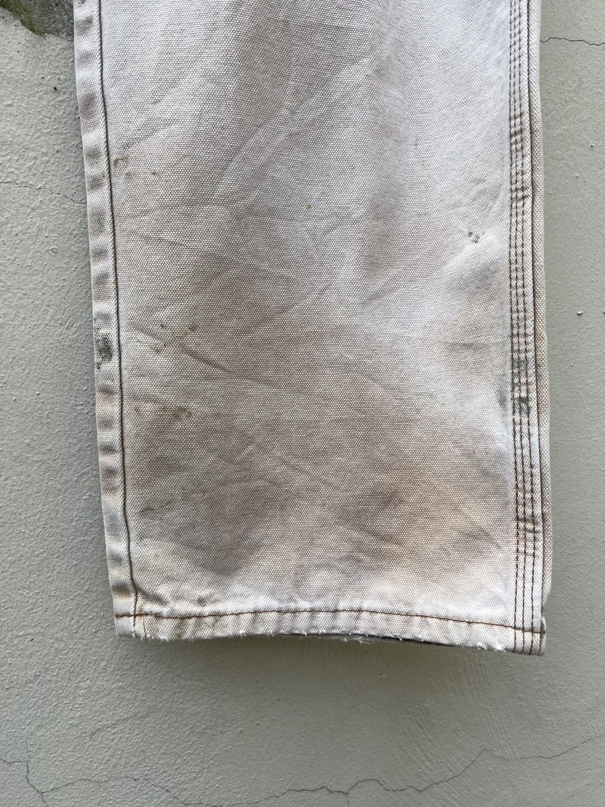Dickies Vintage 2000s Dickies Sun Fade Denim Trashed Work Jeans Size US 36 / EU 52 - 7 Thumbnail