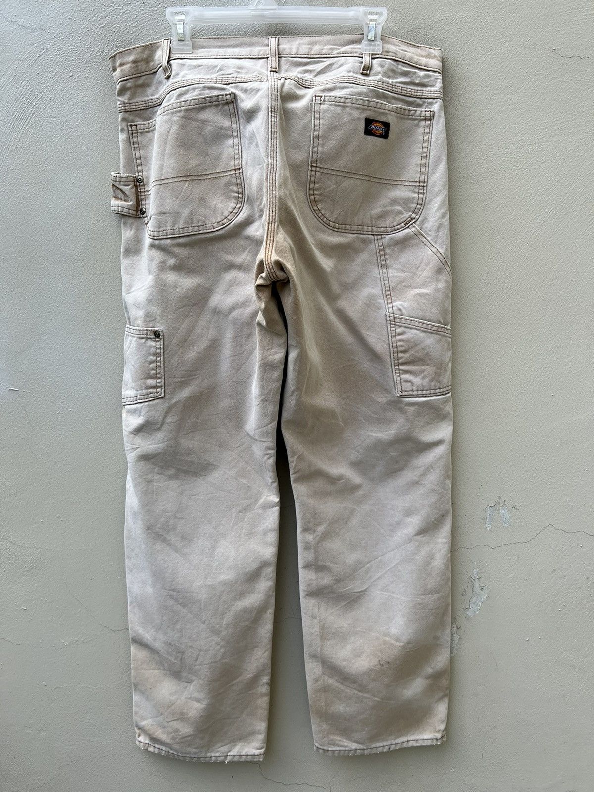 Dickies Vintage 2000s Dickies Sun Fade Denim Trashed Work Jeans Size US 36 / EU 52 - 8 Thumbnail