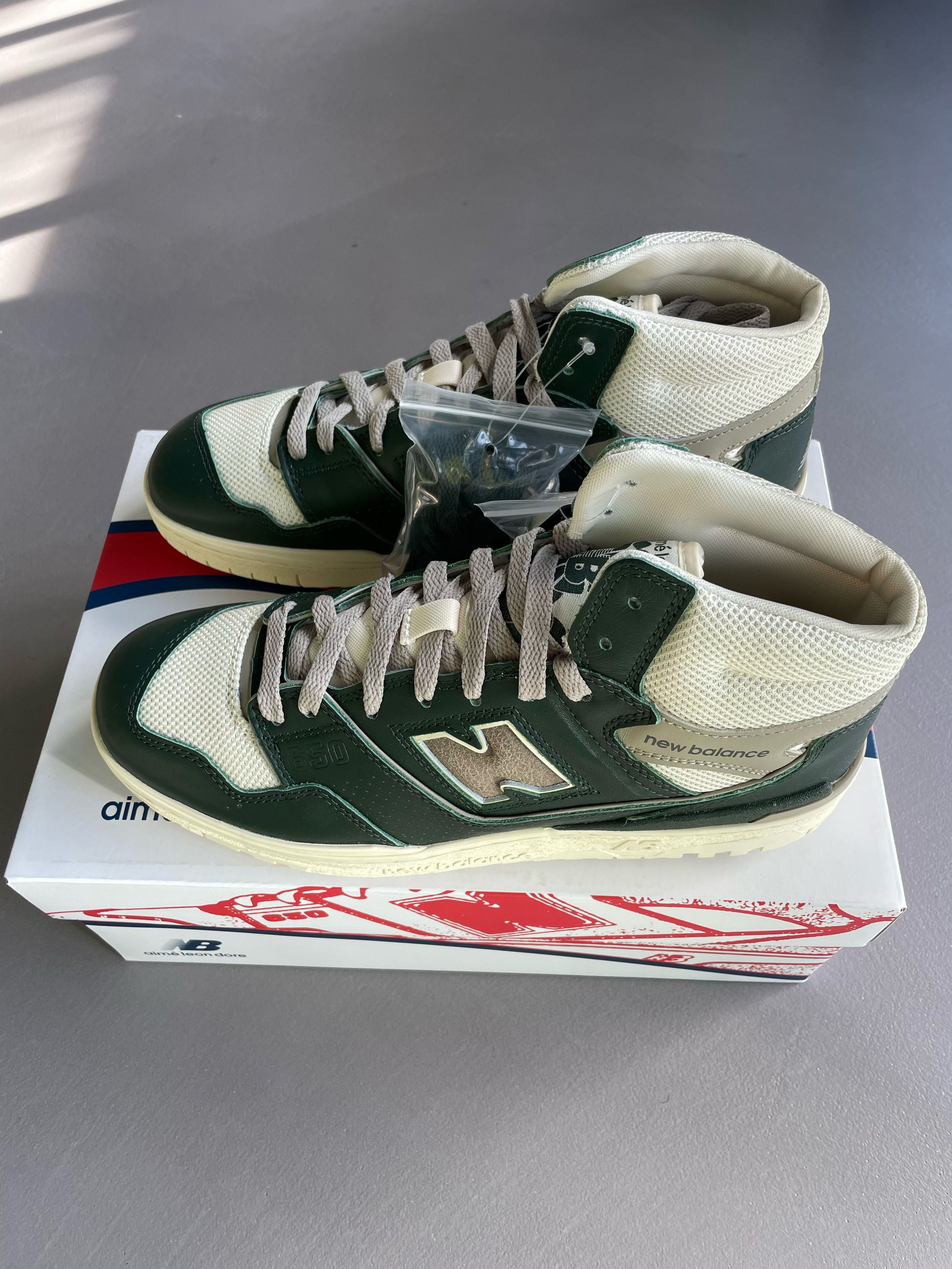 Aime Leon Dore × New Balance Aime Leon Dore x New Balance 650R Botanical Green High Top Size US 9.5 / EU 42-43 - 2 Thumbnail