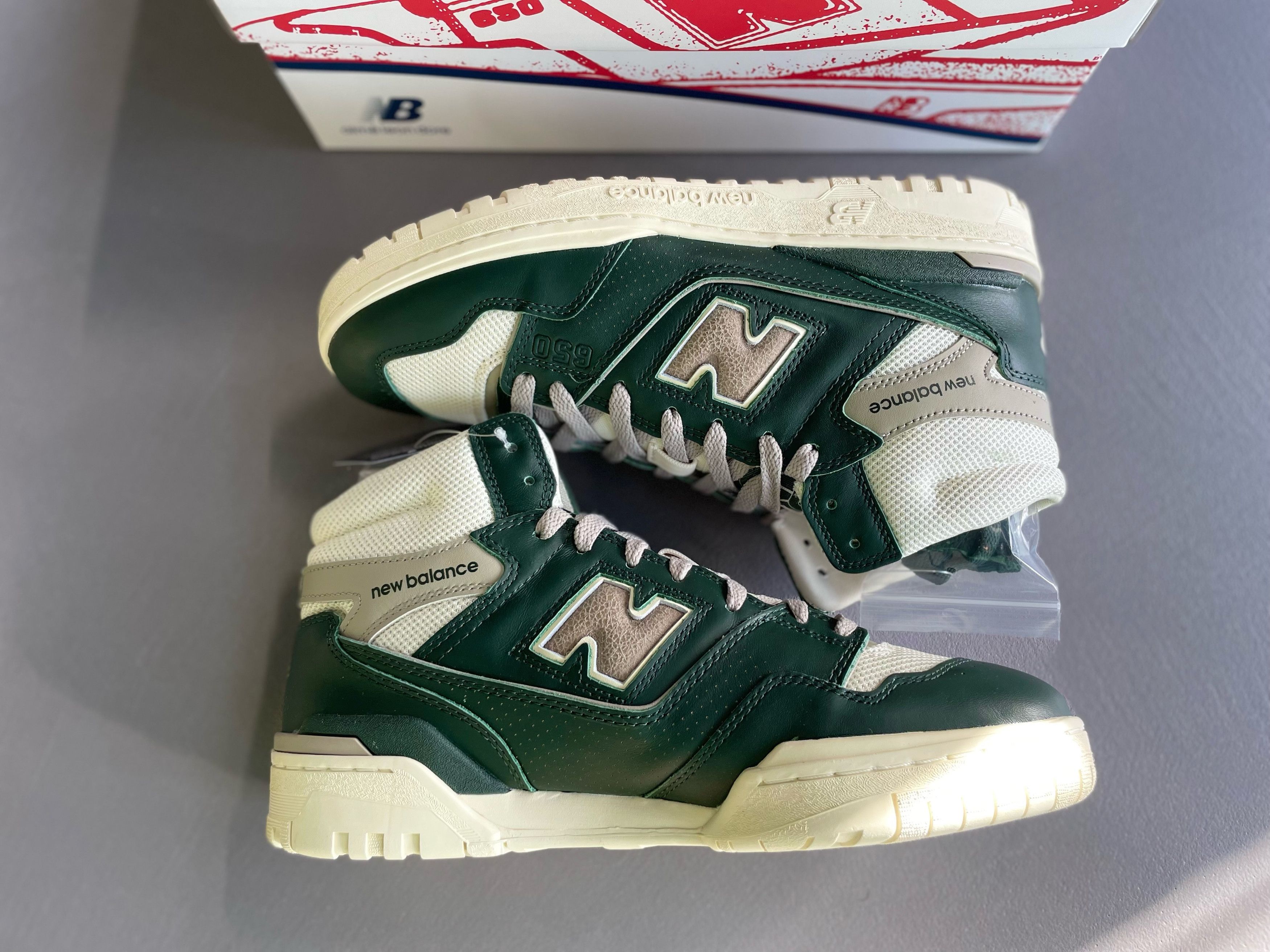 Aime Leon Dore x New Balance 650R Botanical Green High Top