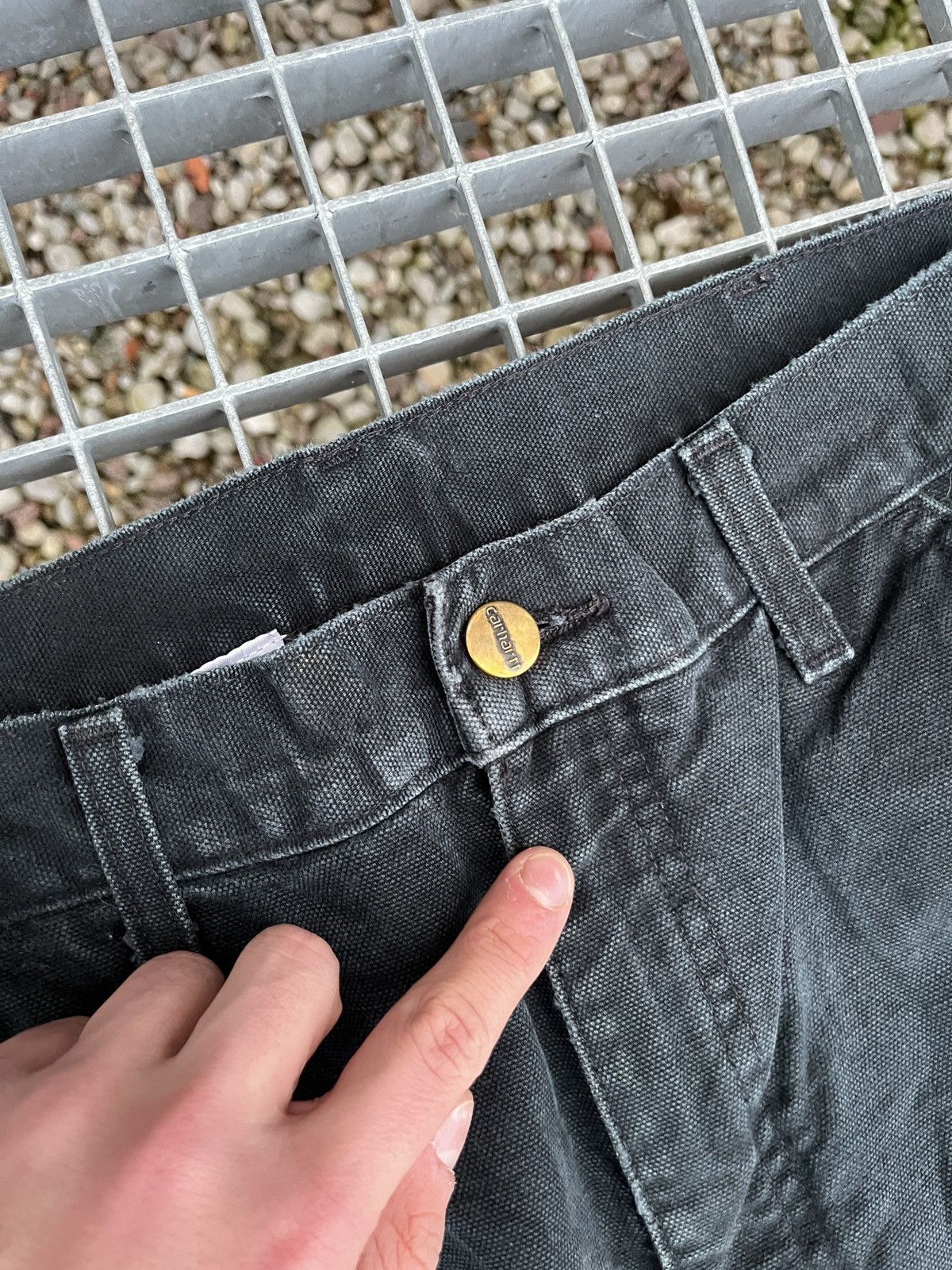 Carhartt Vintage 90s Carhartt Cargo Baggy Work Dungaree Pants Jeans Size US 34 / EU 50 - 7 Thumbnail
