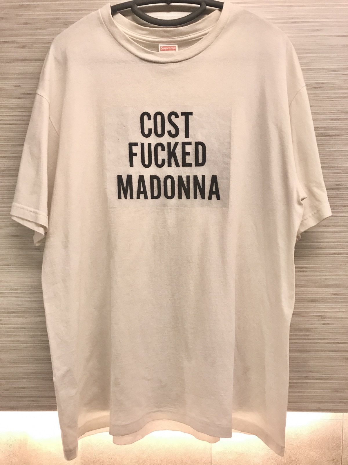 Supreme Cost Fucked Madonna Tee | Grailed