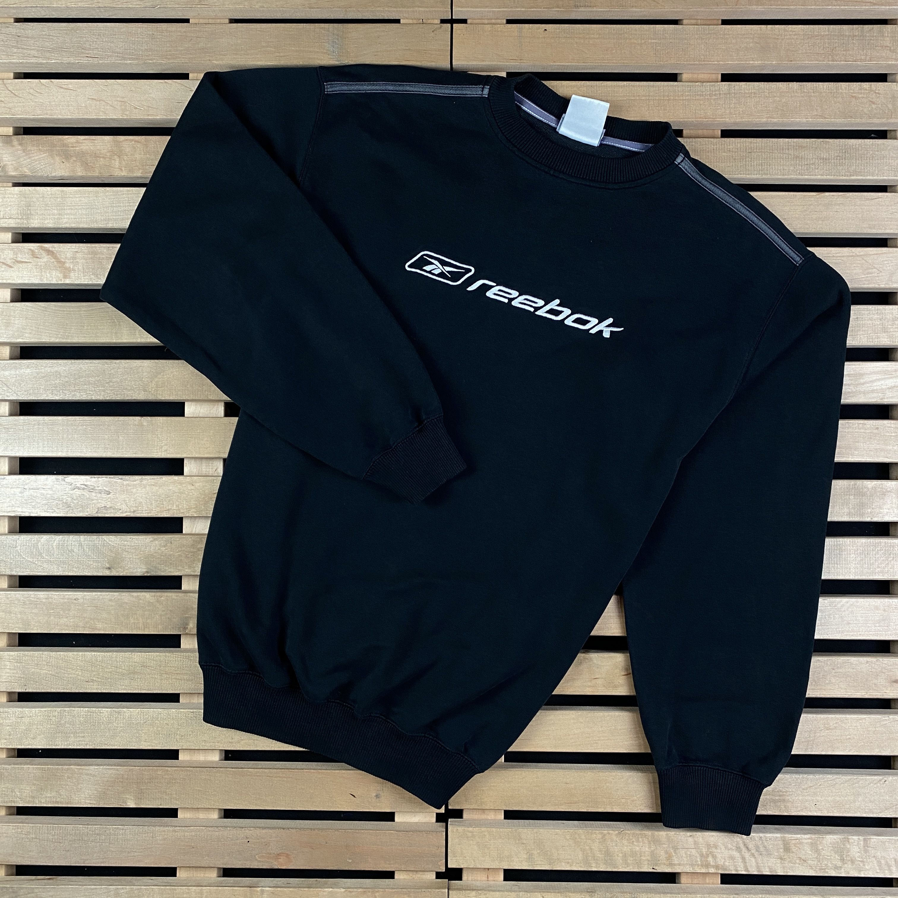 Reebok Men's Sweatshirt - Black - L