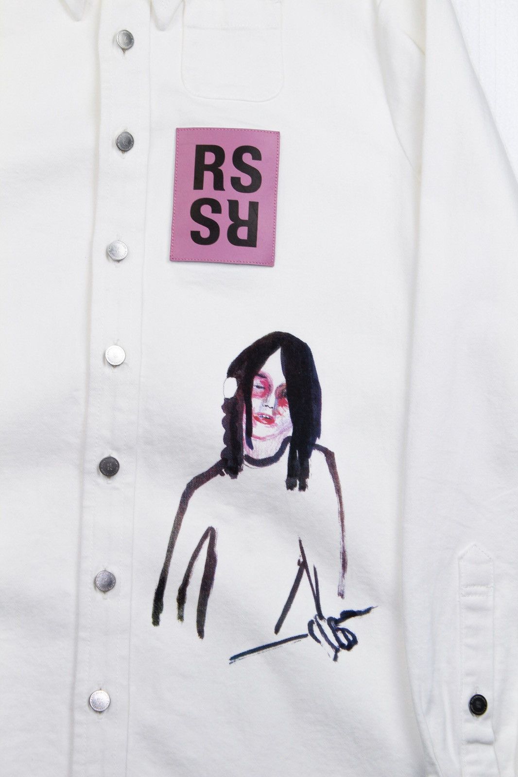 Raf Simons Guitar Boy Jean Shirt Size US L / EU 52-54 / 3 - 2 Thumbnail