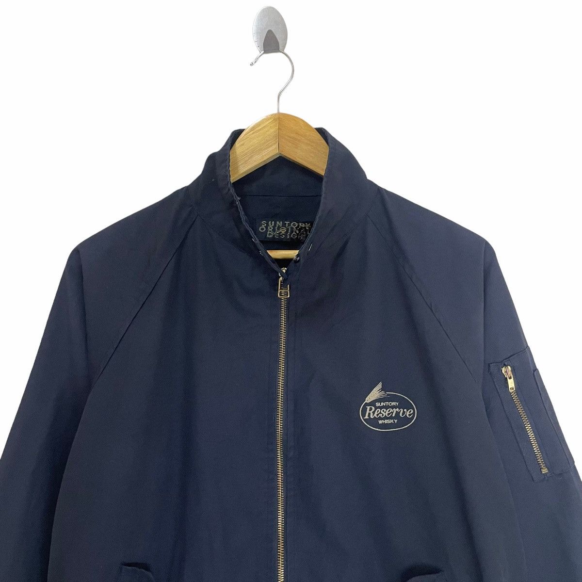Japanese Brand × Vintage 💥 Suntory Boss Coffee Big Logo Zipper Worker Jacket Size US M / EU 48-50 / 2 - 4 Thumbnail