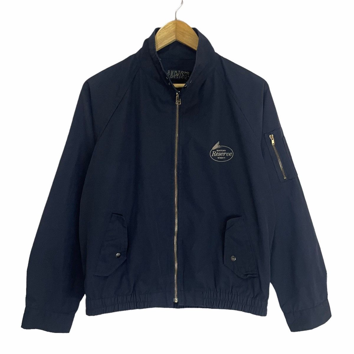 Japanese Brand × Vintage 💥 Suntory Boss Coffee Big Logo Zipper Worker Jacket Size US M / EU 48-50 / 2 - 1 Thumbnail