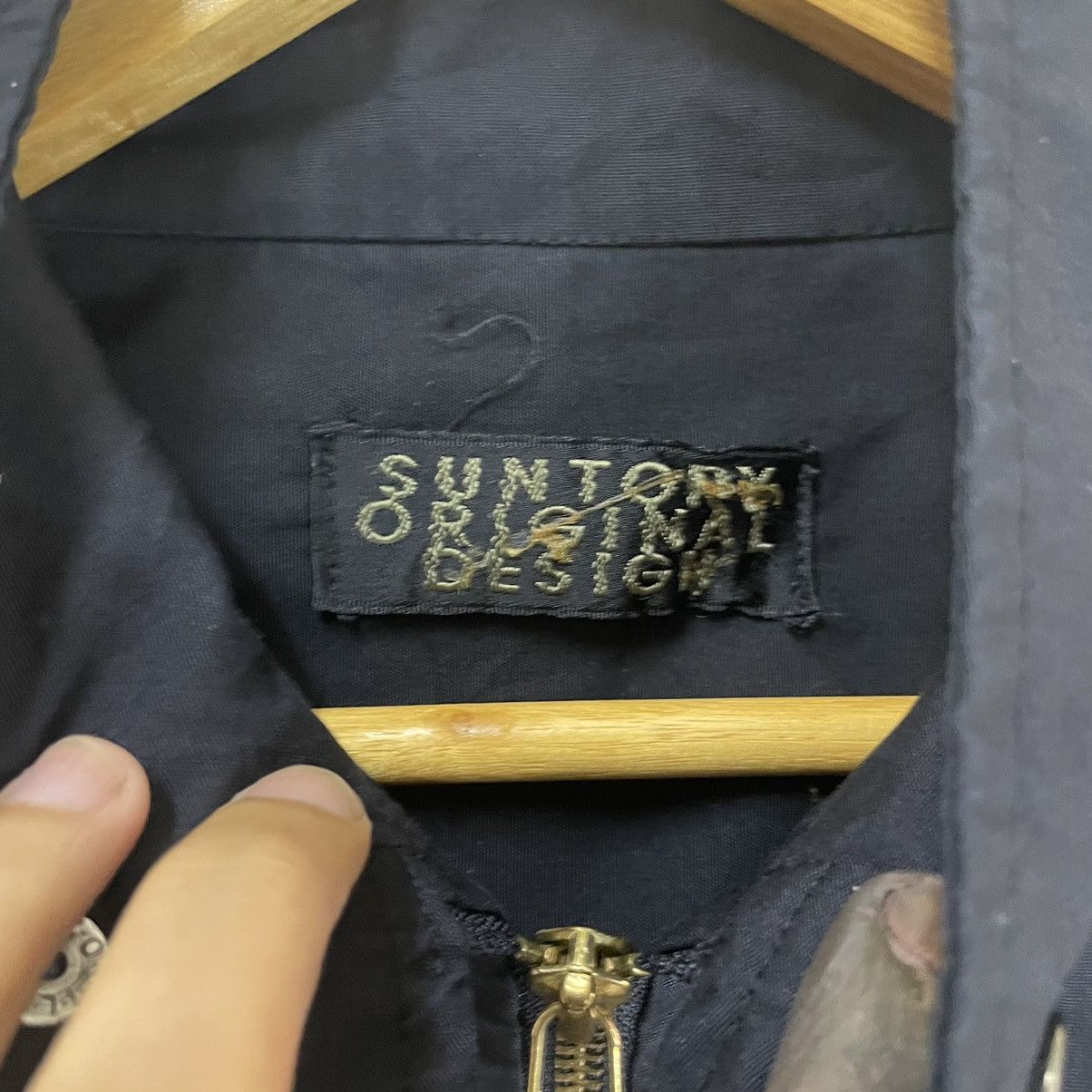 Japanese Brand × Vintage 💥 Suntory Boss Coffee Big Logo Zipper Worker Jacket Size US M / EU 48-50 / 2 - 6 Thumbnail
