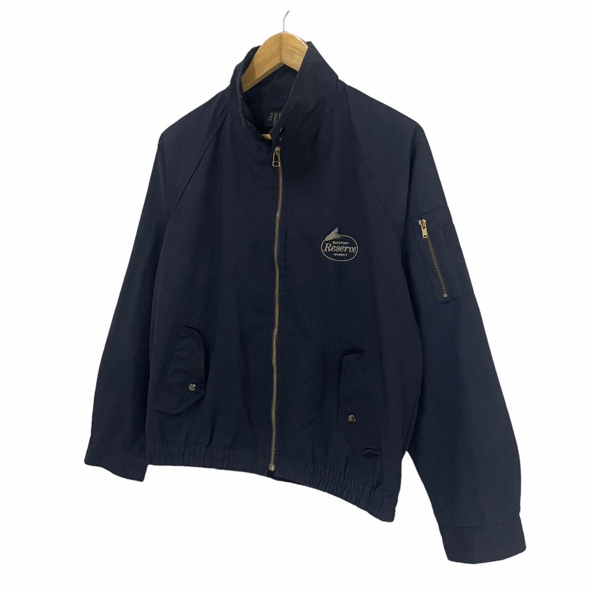 Japanese Brand × Vintage 💥 Suntory Boss Coffee Big Logo Zipper Worker Jacket Size US M / EU 48-50 / 2 - 3 Thumbnail