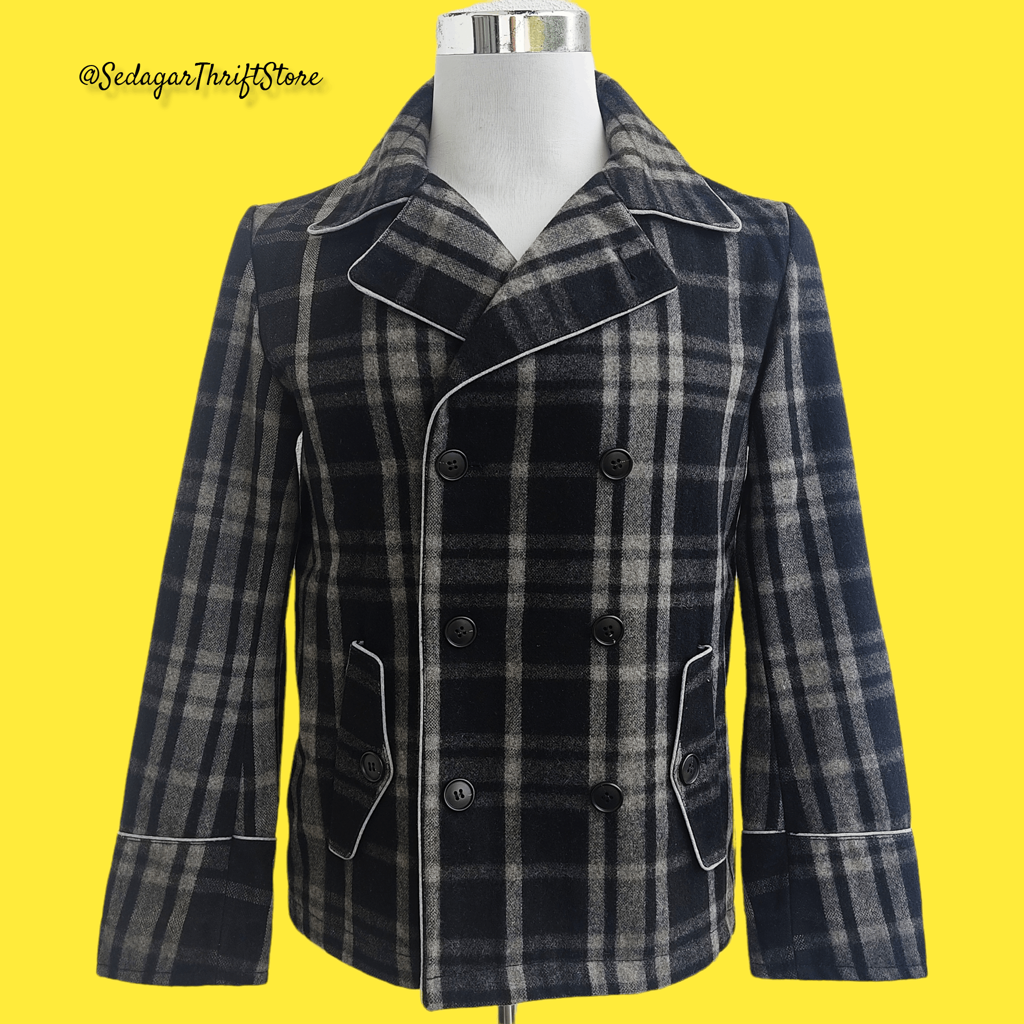 Japanese Brand Semantic Design Tartan Plaid Checkers Jackets Size US M / EU 48-50 / 2 - 1 Thumbnail