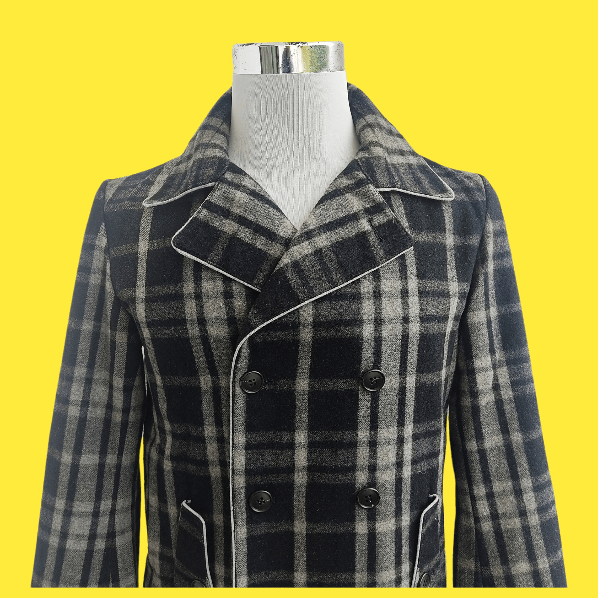 Japanese Brand Semantic Design Tartan Plaid Checkers Jackets Size US M / EU 48-50 / 2 - 2 Thumbnail
