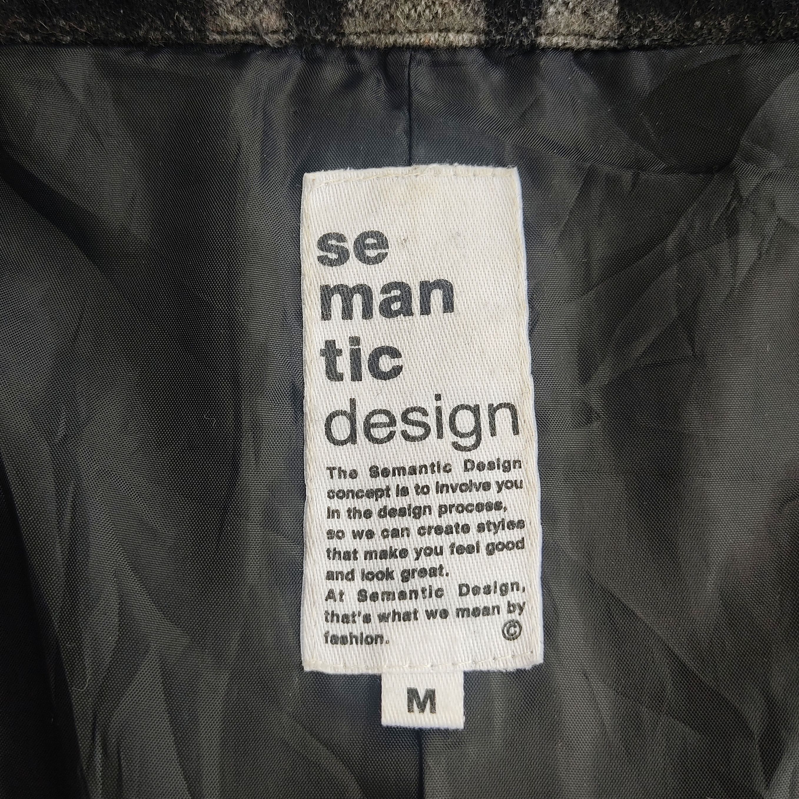 Japanese Brand Semantic Design Tartan Plaid Checkers Jackets Size US M / EU 48-50 / 2 - 9 Thumbnail