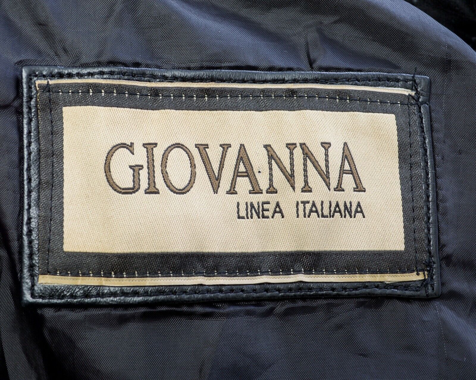Vintage Leather Jacket Double Breasted Blazer Coat Biker Buttons Size L / US 10 / IT 46 - 7 Thumbnail