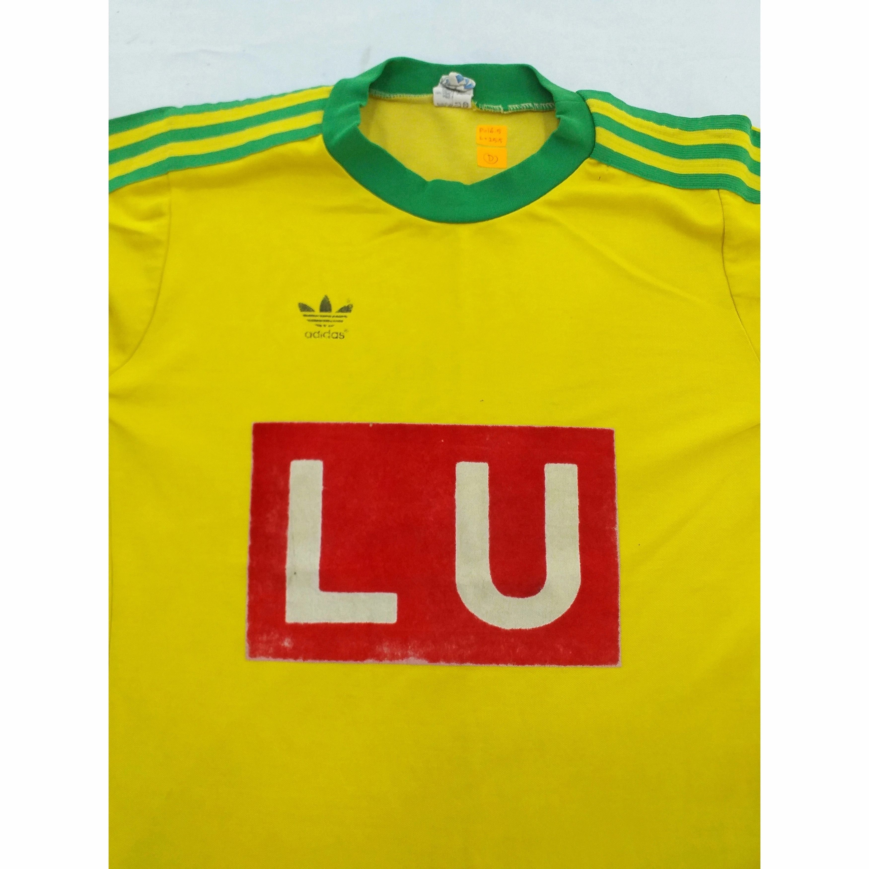 VTG ADIDAS WHITE GERMANY RETRO FOOTBALL POLO NECK SOCCER JERSEY SHIRT S