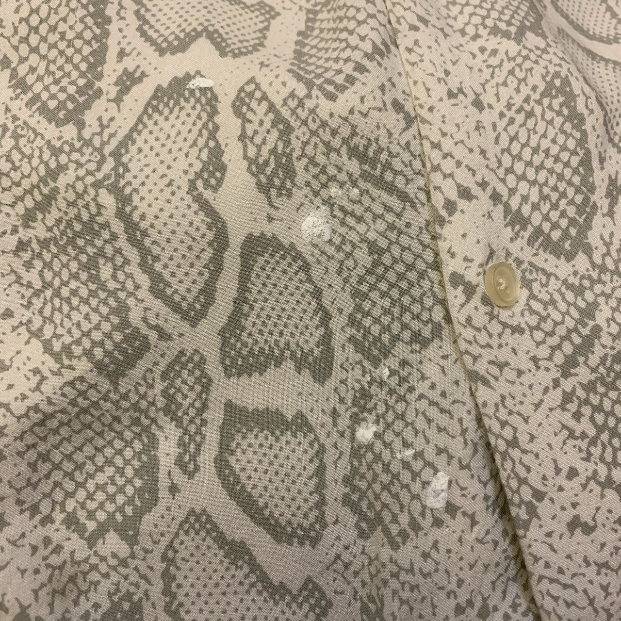 Supreme SS12 - Snakeskin Button Up Rayon Shirt Size US L / EU 52-54 / 3 - 6 Thumbnail