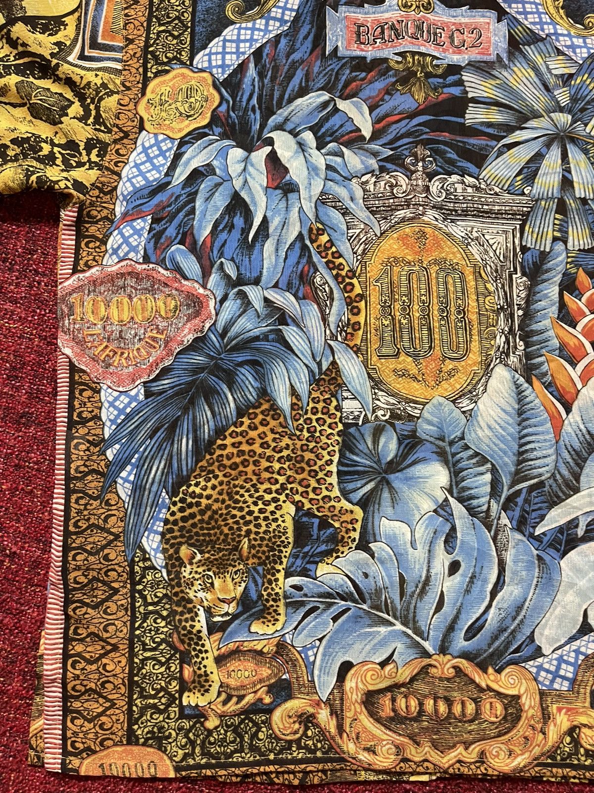 Vintage Vintage crazy printed silk money shirt Size US M / EU 48-50 / 2 - 2 Thumbnail