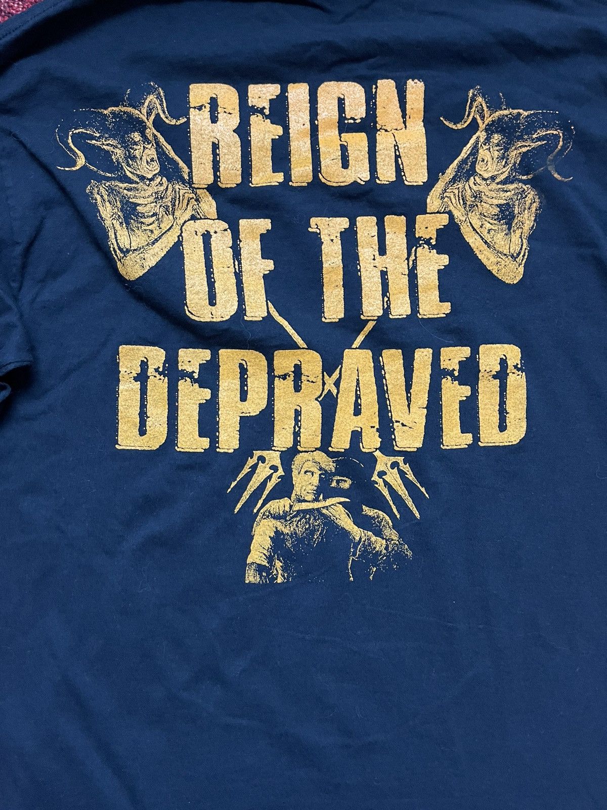 Band Tees × Vintage Depravity graphic vintage longsleeve Size US M / EU 48-50 / 2 - 7 Thumbnail